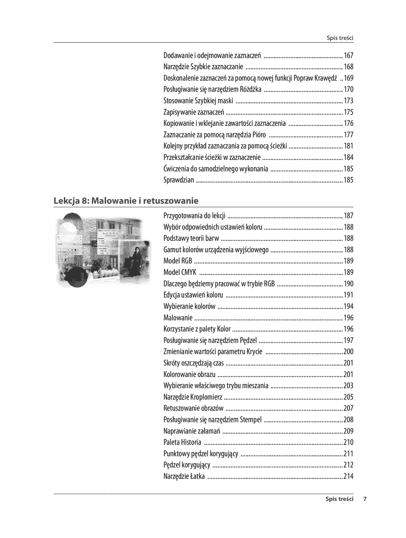 Fragment „Photoshop CS3 PL. Multimedialny trener” — strona 6 z 30