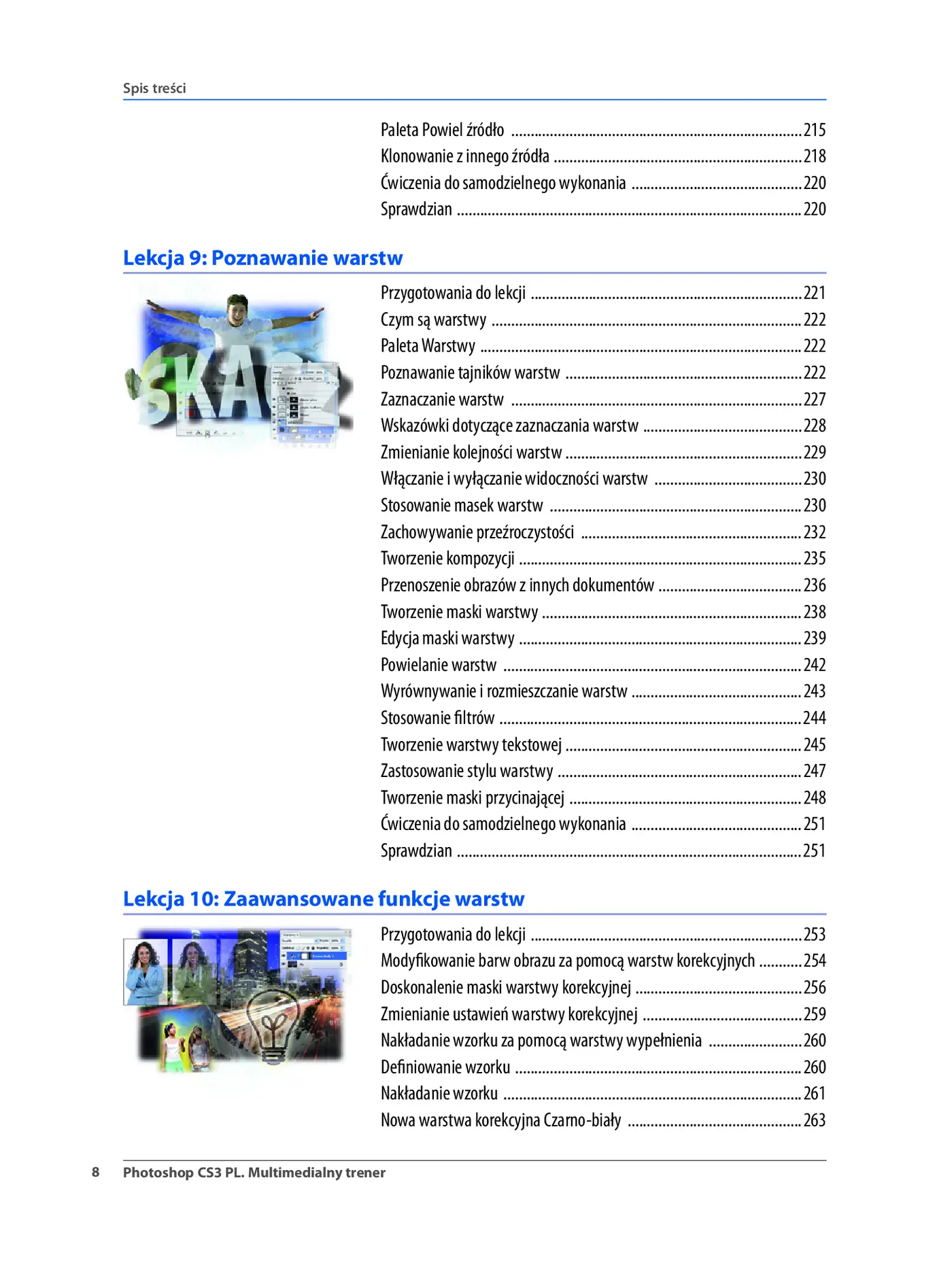 Fragment „Photoshop CS3 PL. Multimedialny trener” — strona 7 z 30