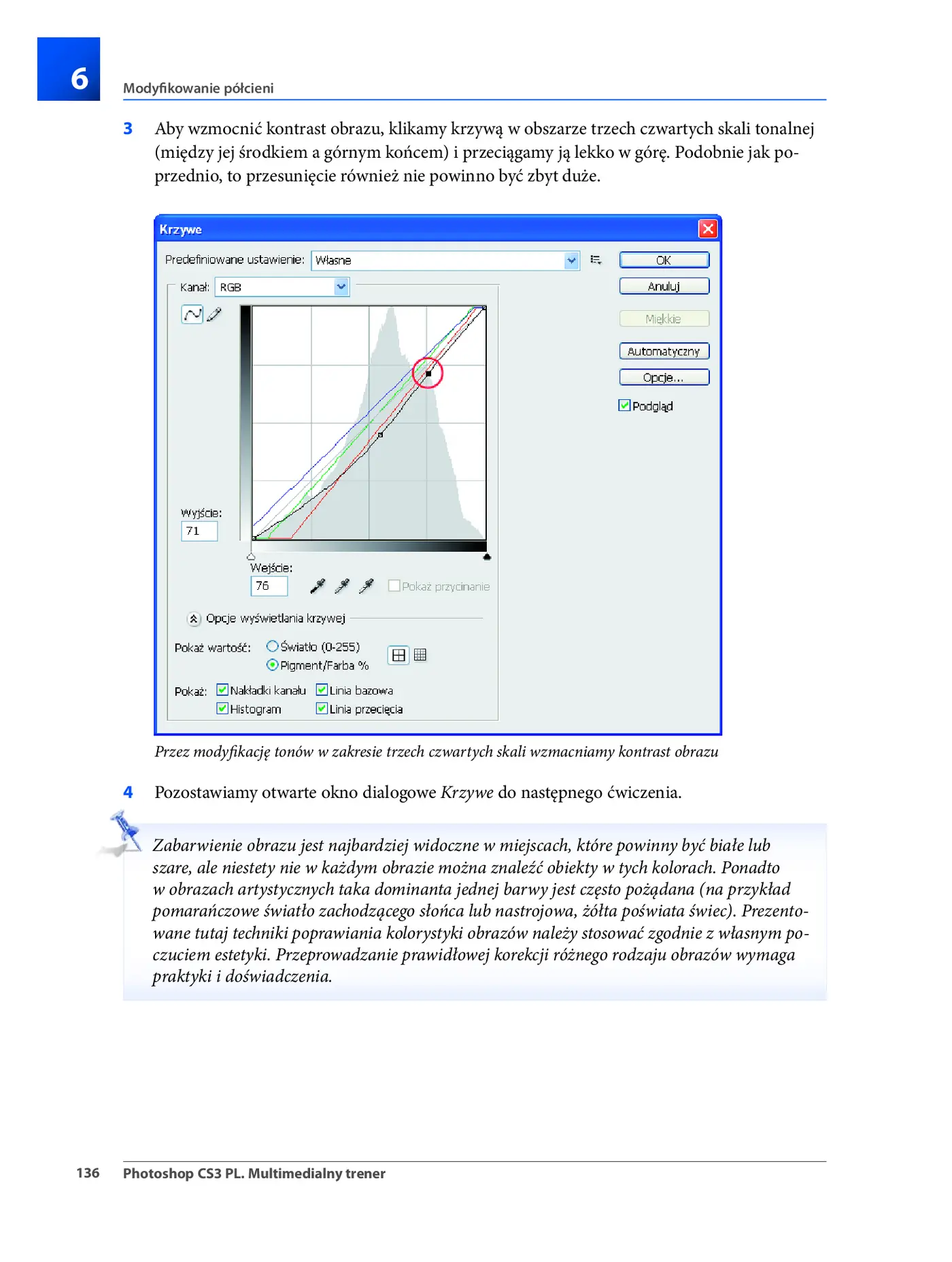 Fragment „Photoshop CS3 PL. Multimedialny trener” — strona 21 z 30