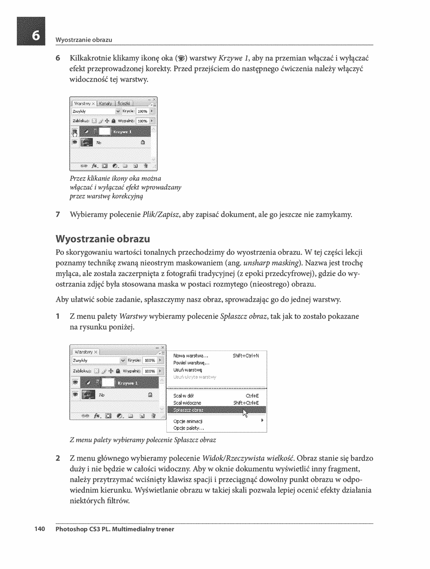 Fragment „Photoshop CS3 PL. Multimedialny trener” — strona 25 z 30