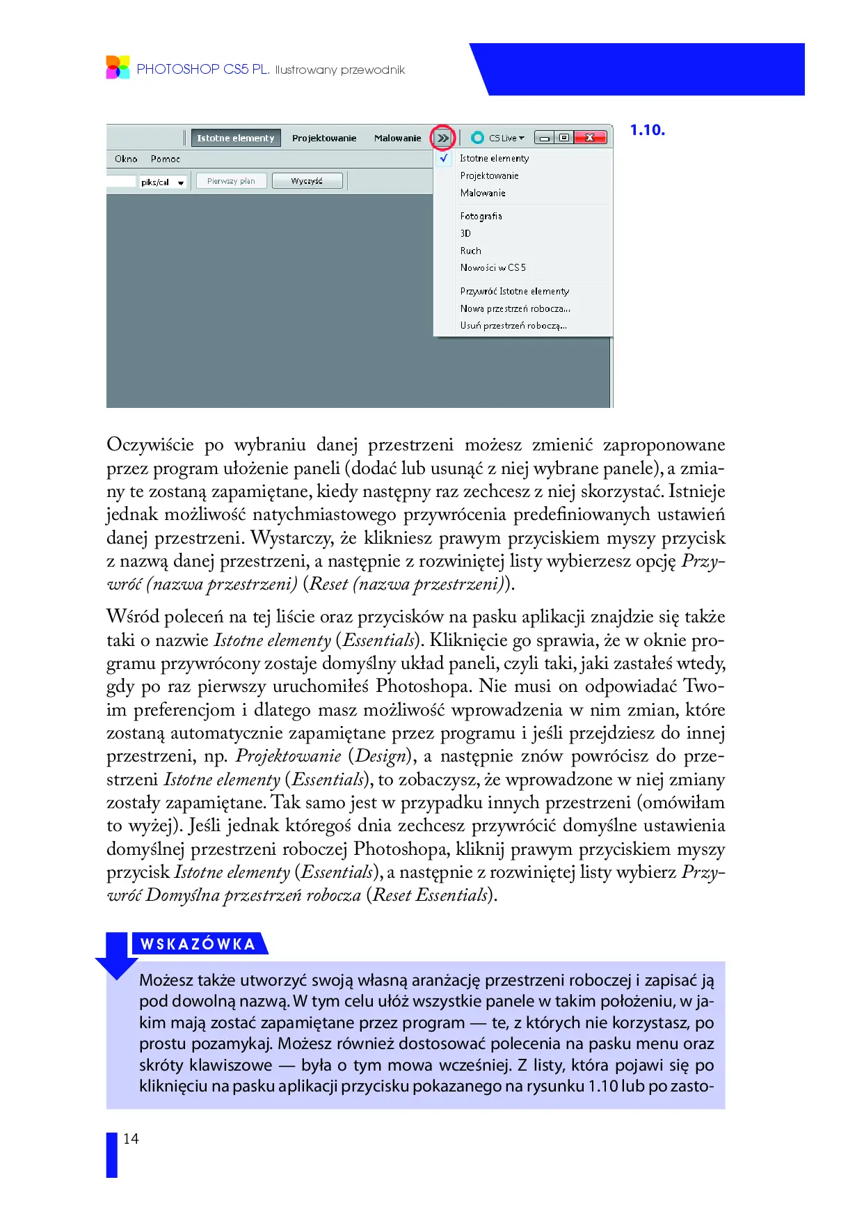 Fragment „Photoshop CS5 PL. Ilustrowany przewodnik” — strona 13 z 25