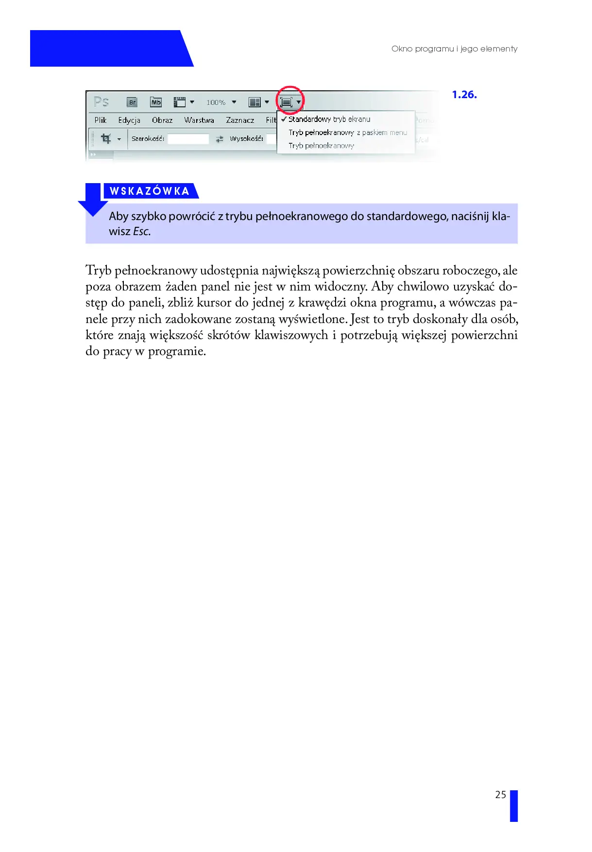 Fragment „Photoshop CS5 PL. Ilustrowany przewodnik” — strona 24 z 25
