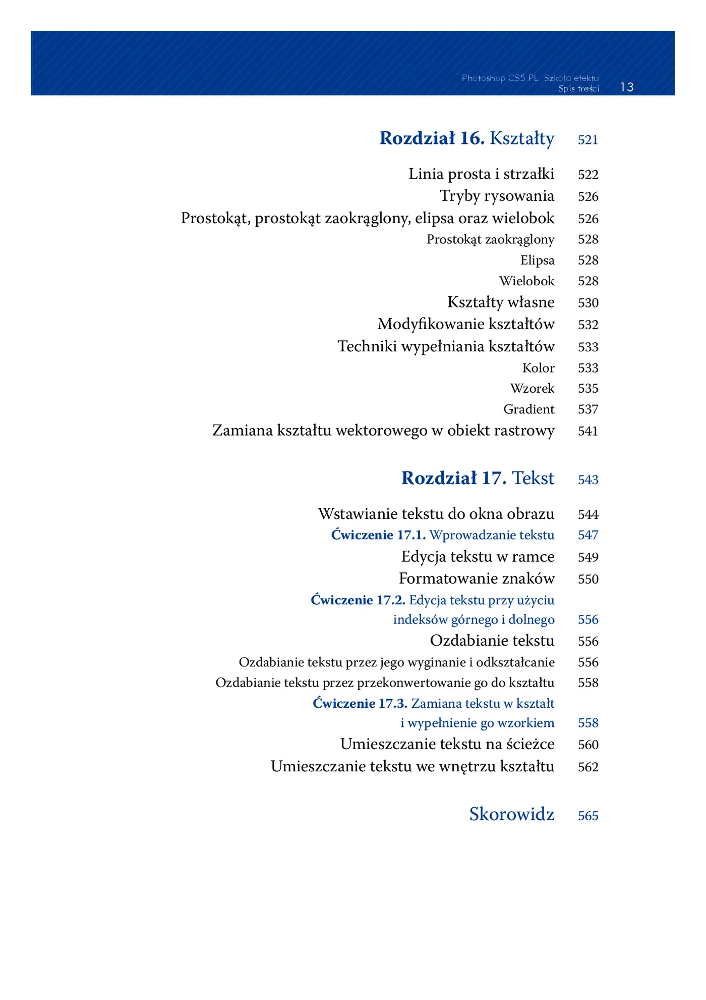 Fragment „Photoshop CS5 PL. Szkoła efektu” — strona 13 z 30