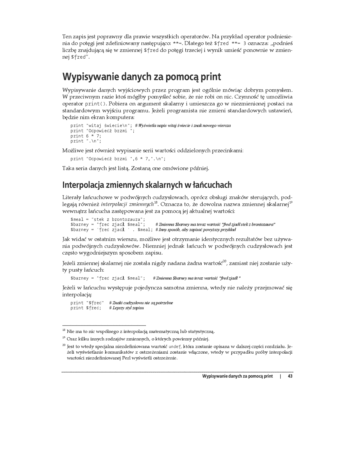 Fragment „Perl. Wprowadzenie. Wydanie IV” — strona 17 z 26