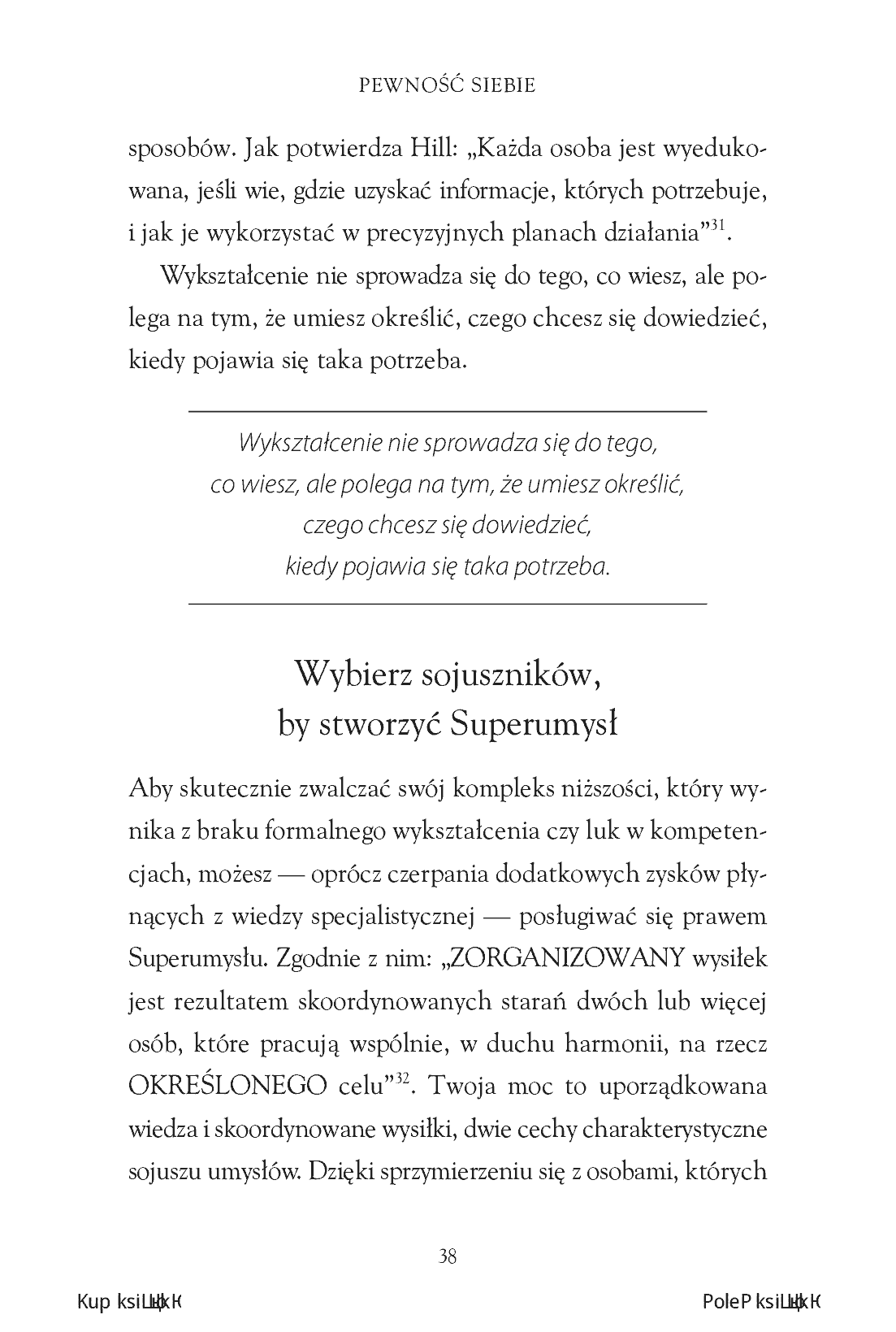 Fragment „Pewność siebie. Przepis na sukces według Napoleona Hilla” — strona 8 z 22