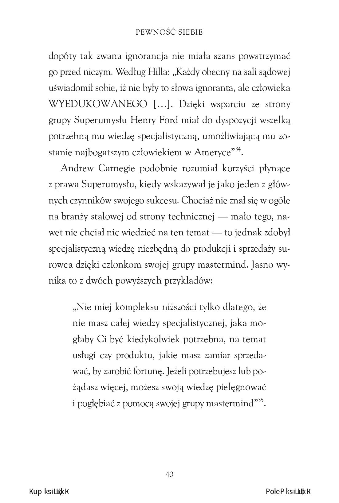 Fragment „Pewność siebie. Przepis na sukces według Napoleona Hilla” — strona 10 z 22