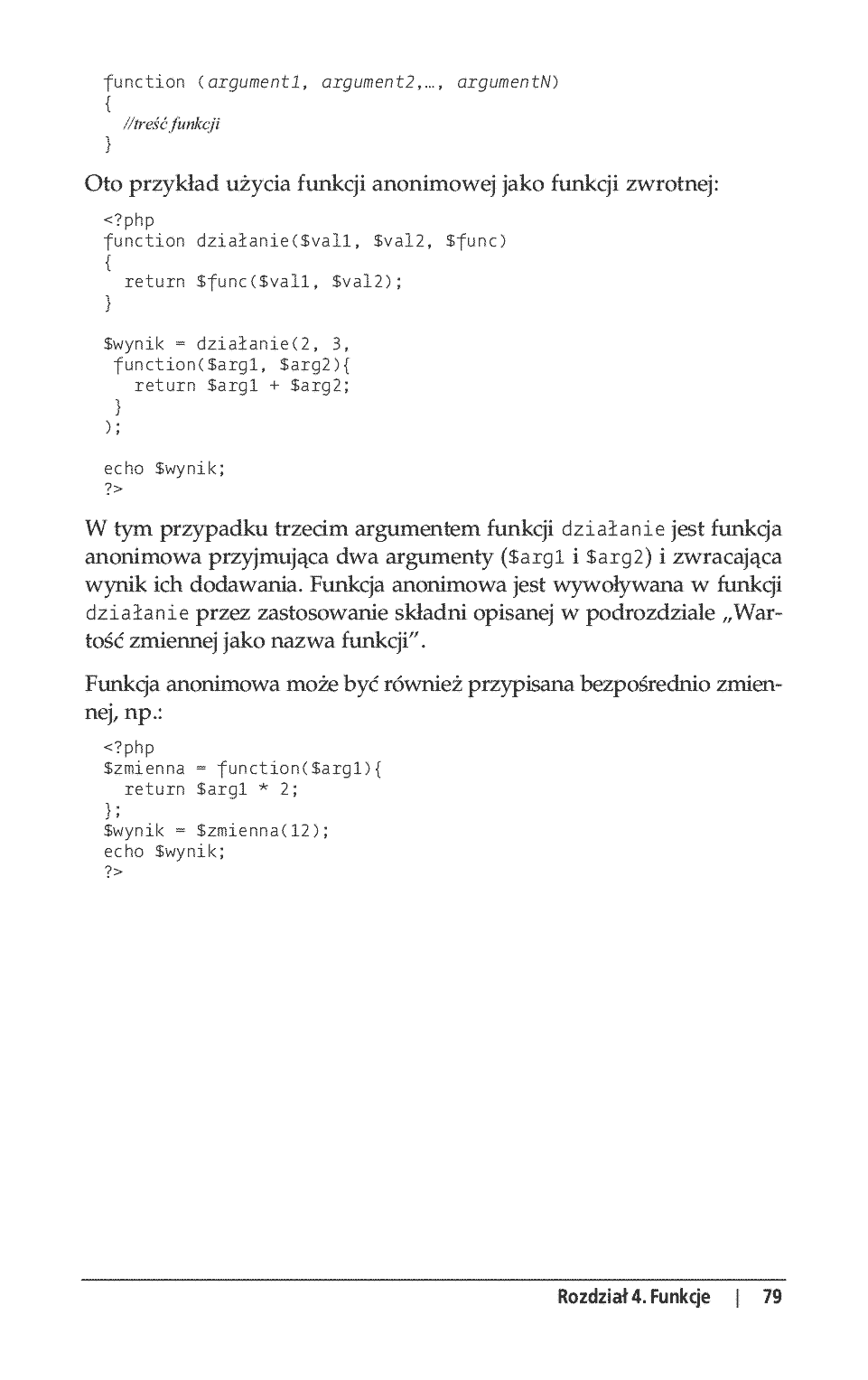 Fragment „PHP 5. Leksykon kieszonkowy” — strona 14 z 26