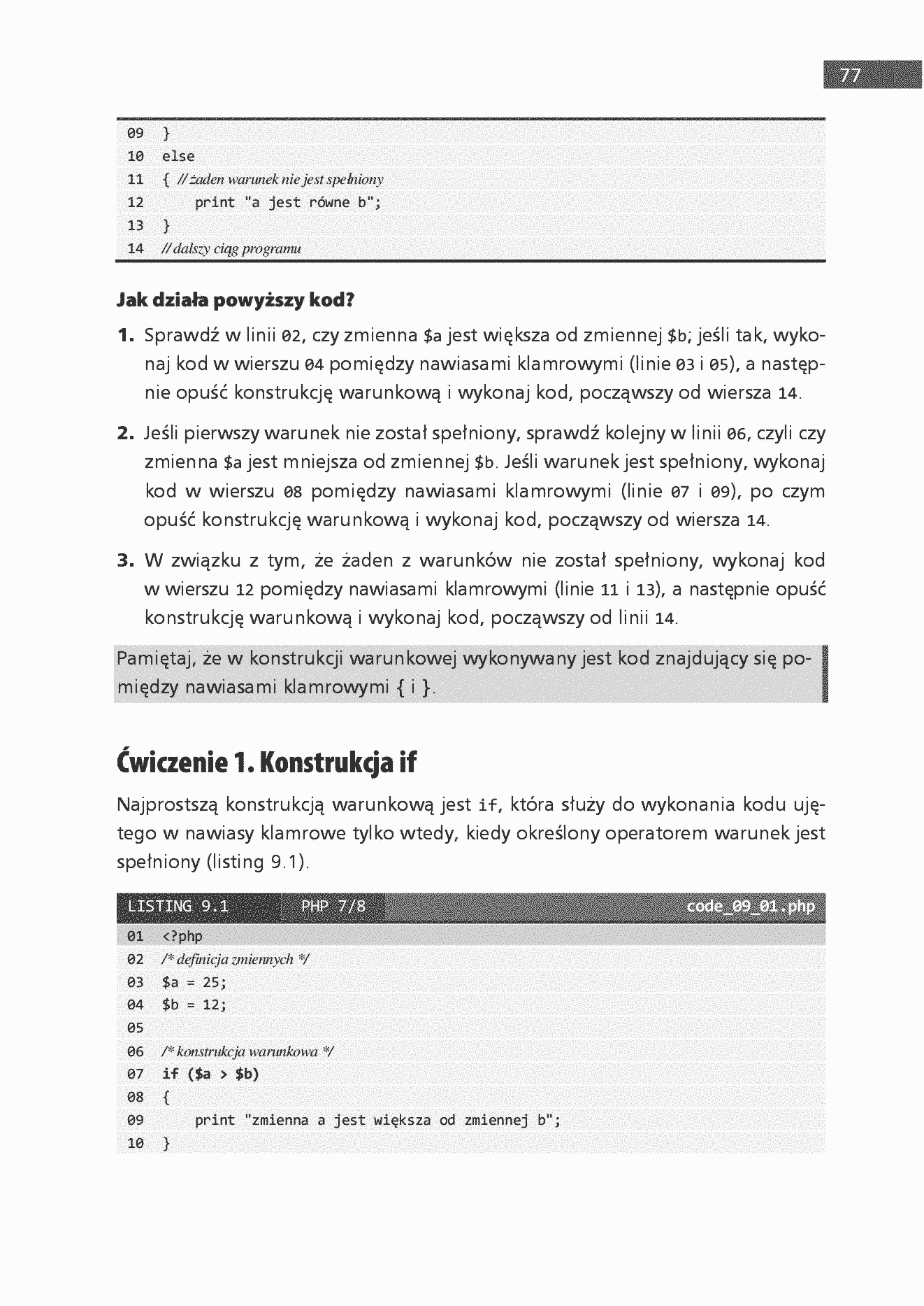 Fragment „PHP 8 i SQL. Programowanie dla początkujących w 43 lekcjach” — strona 13 z 22