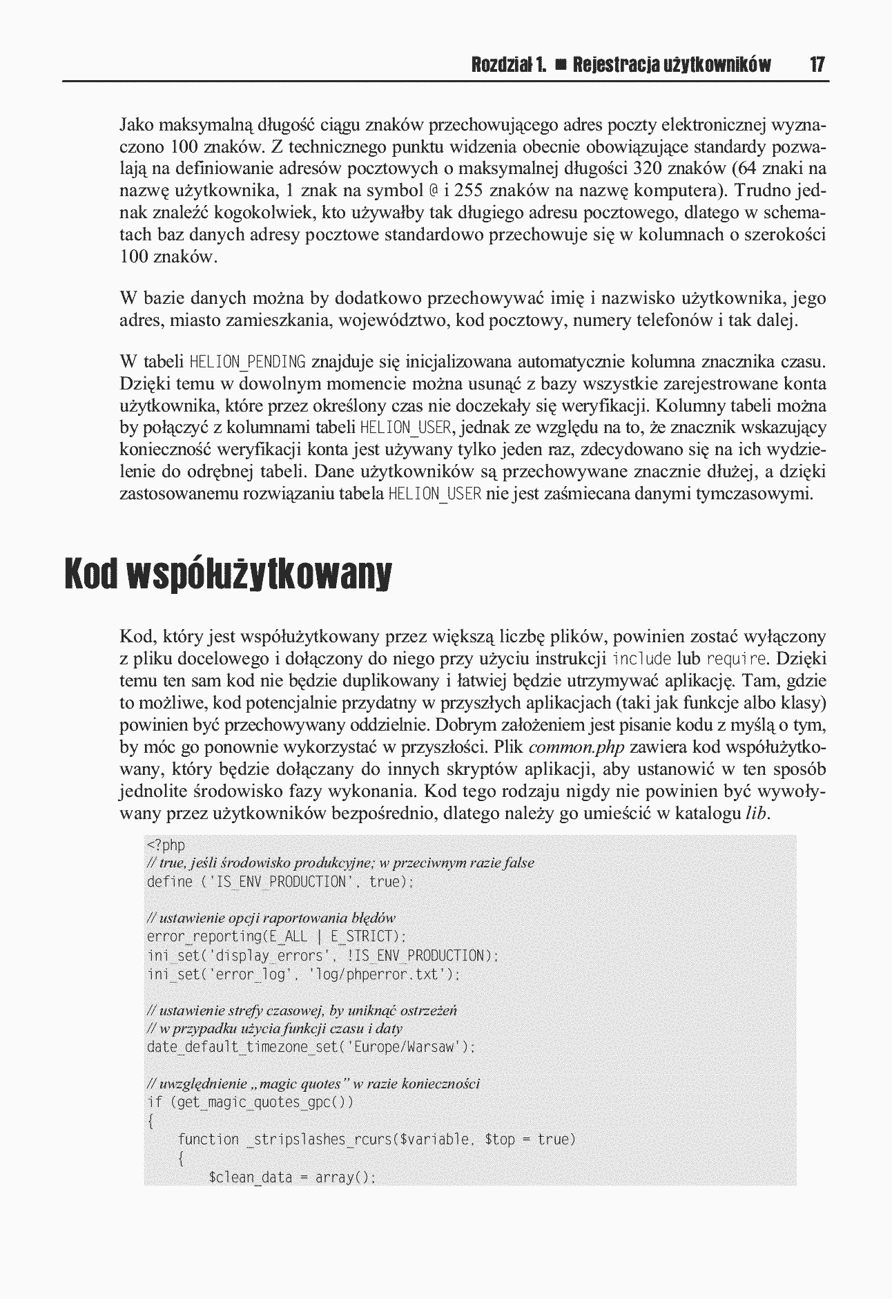 Fragment „PHP i MySQL. Projekty do wykorzystania” — strona 8 z 30