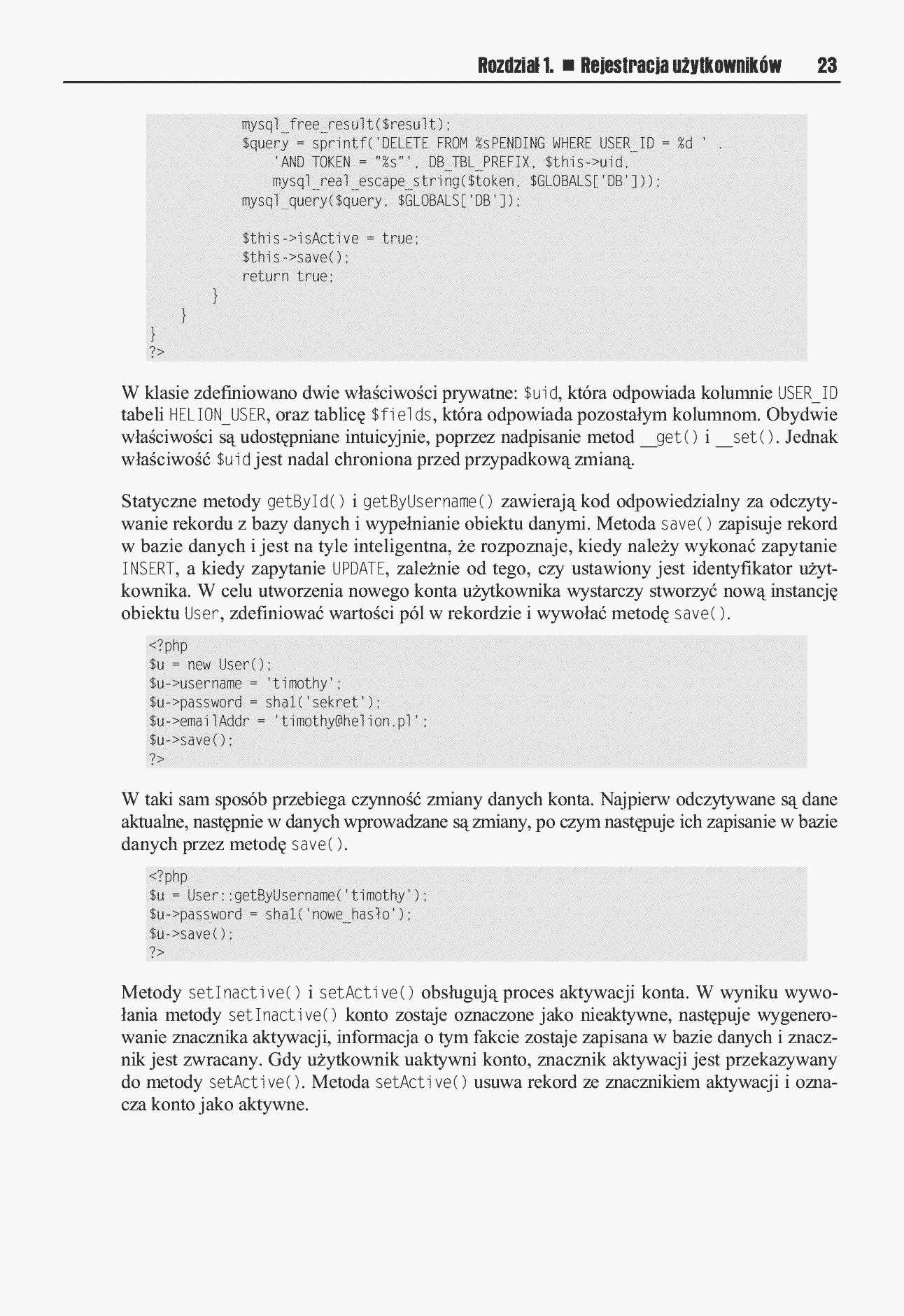 Fragment „PHP i MySQL. Projekty do wykorzystania” — strona 14 z 30