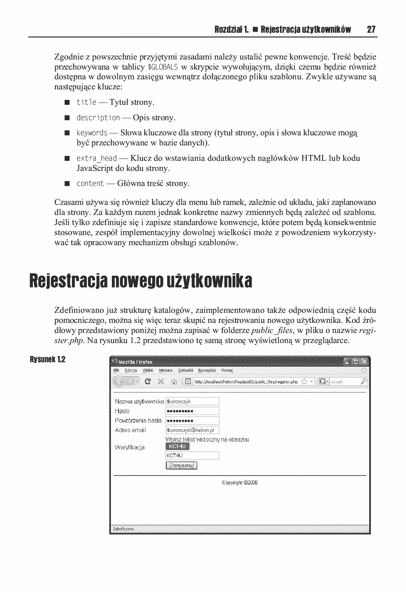 Fragment „PHP i MySQL. Projekty do wykorzystania” — strona 18 z 30