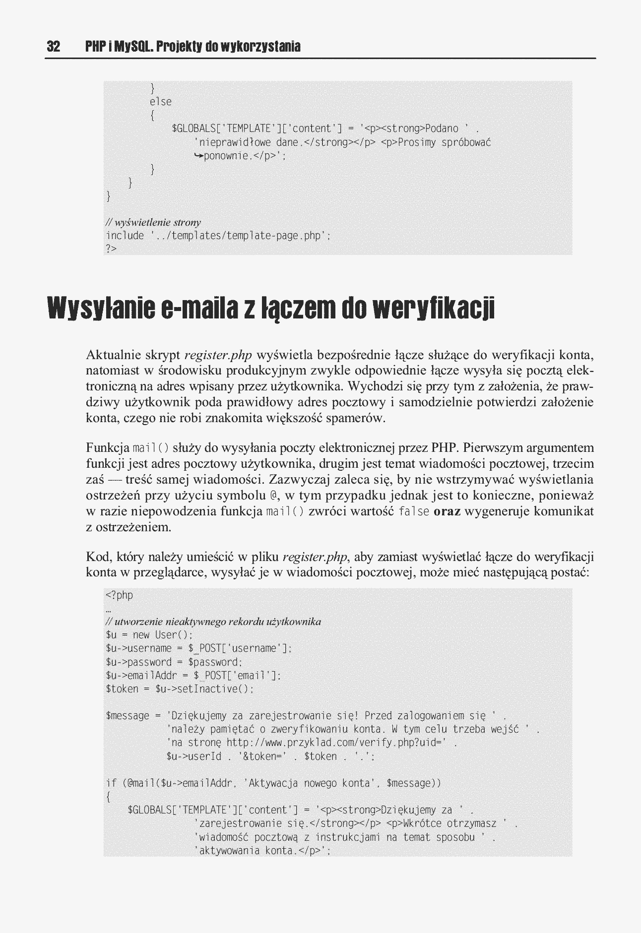 Fragment „PHP i MySQL. Projekty do wykorzystania” — strona 23 z 30