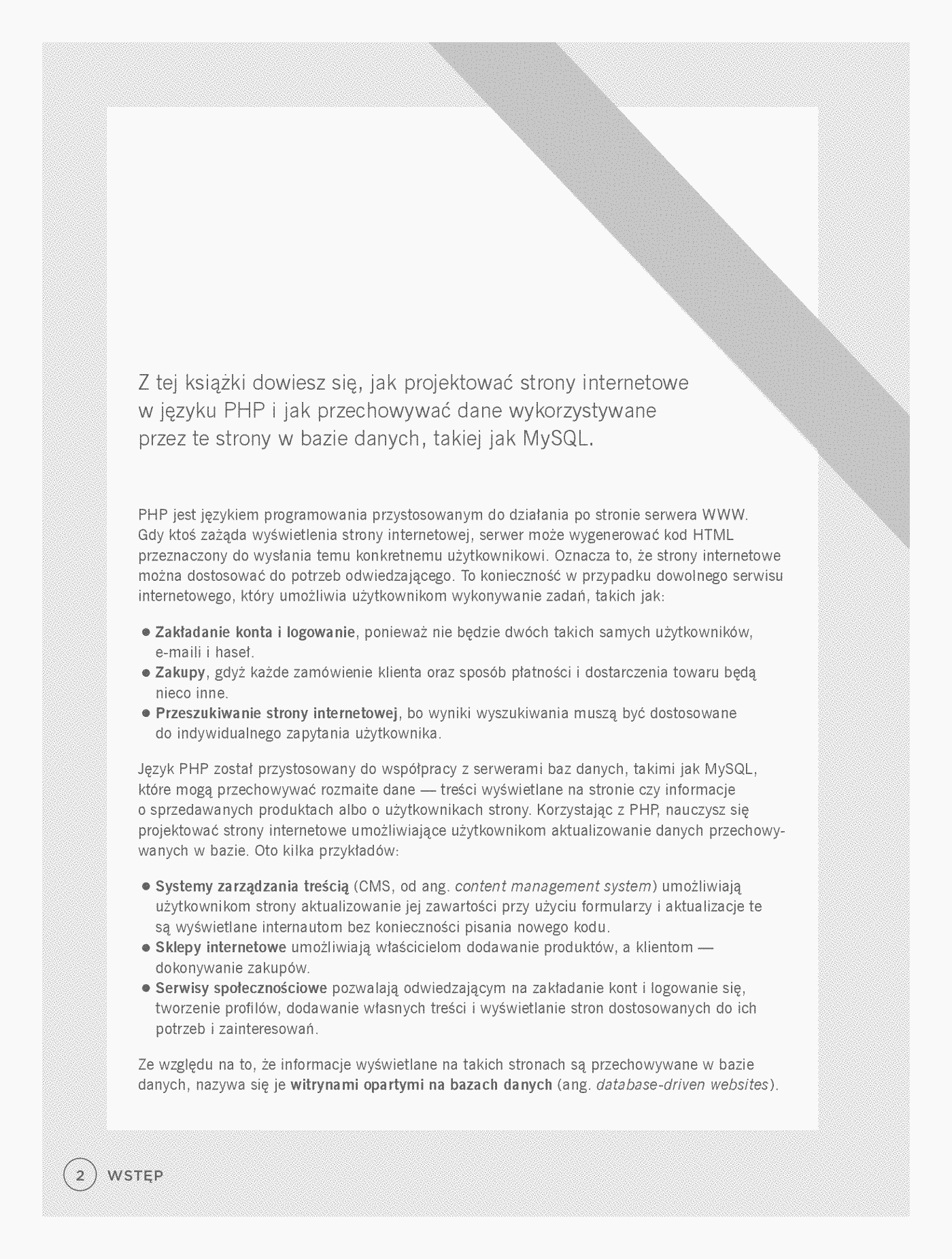 Fragment „PHP i MySQL. Aplikacje internetowe po stronie serwera” — strona 6 z 28