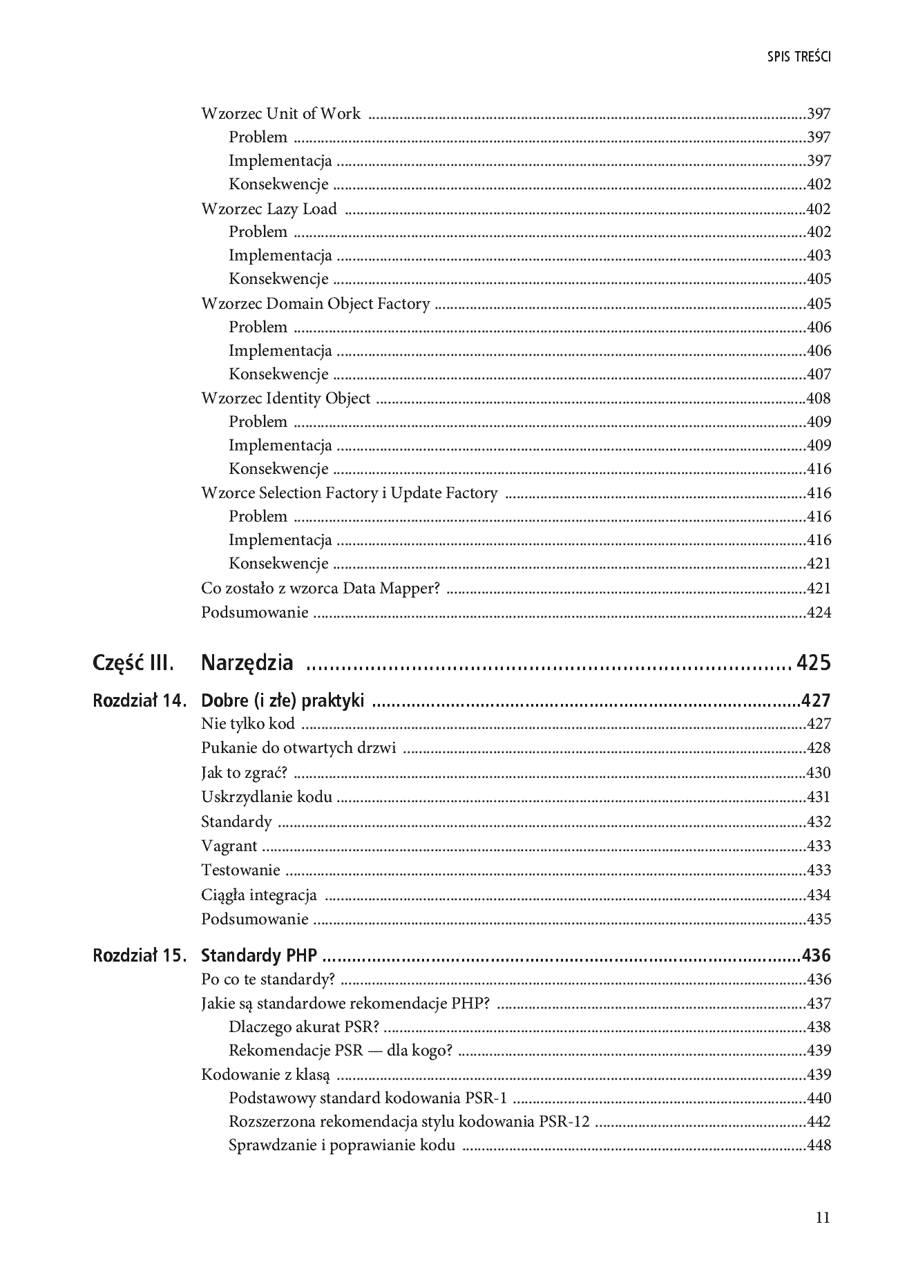 Fragment „PHP 8. Obiekty, wzorce, narzędzia. Poznaj obiektowe usprawnienia języka PHP, wzorce projektowe i niezbędne narzędzia programistyczne. Wydanie VI” — strona 9 z 30