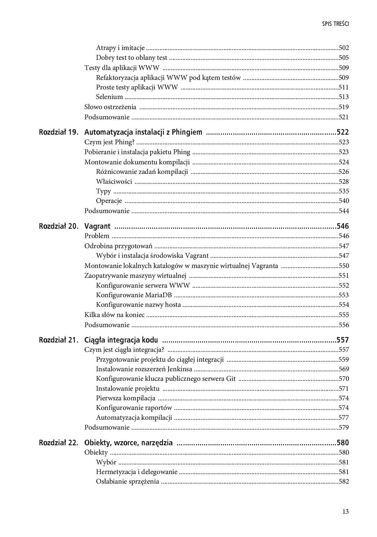 Fragment „PHP 8. Obiekty, wzorce, narzędzia. Poznaj obiektowe usprawnienia języka PHP, wzorce projektowe i niezbędne narzędzia programistyczne. Wydanie VI” — strona 11 z 30