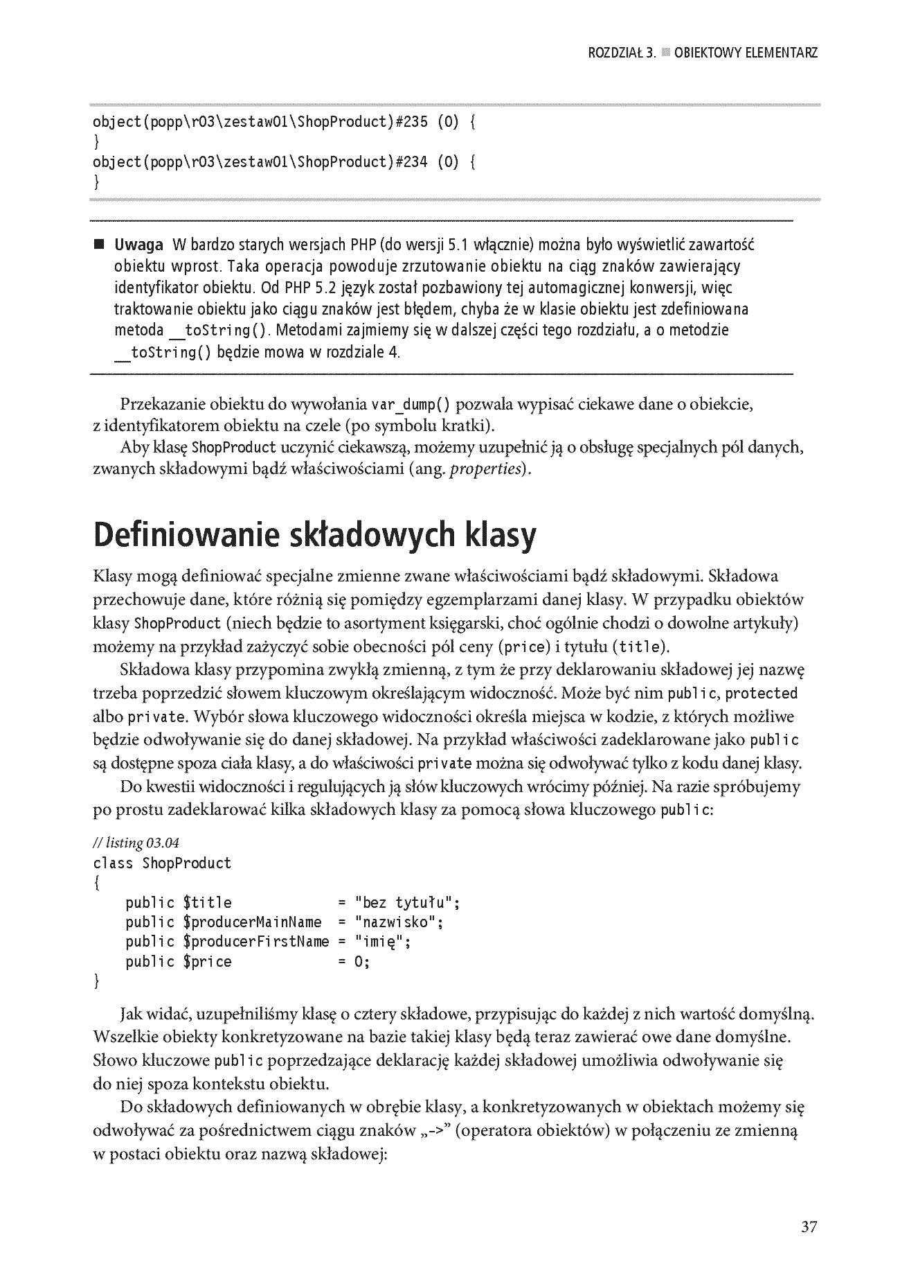Fragment „PHP 8. Obiekty, wzorce, narzędzia. Poznaj obiektowe usprawnienia języka PHP, wzorce projektowe i niezbędne narzędzia programistyczne. Wydanie VI” — strona 15 z 30