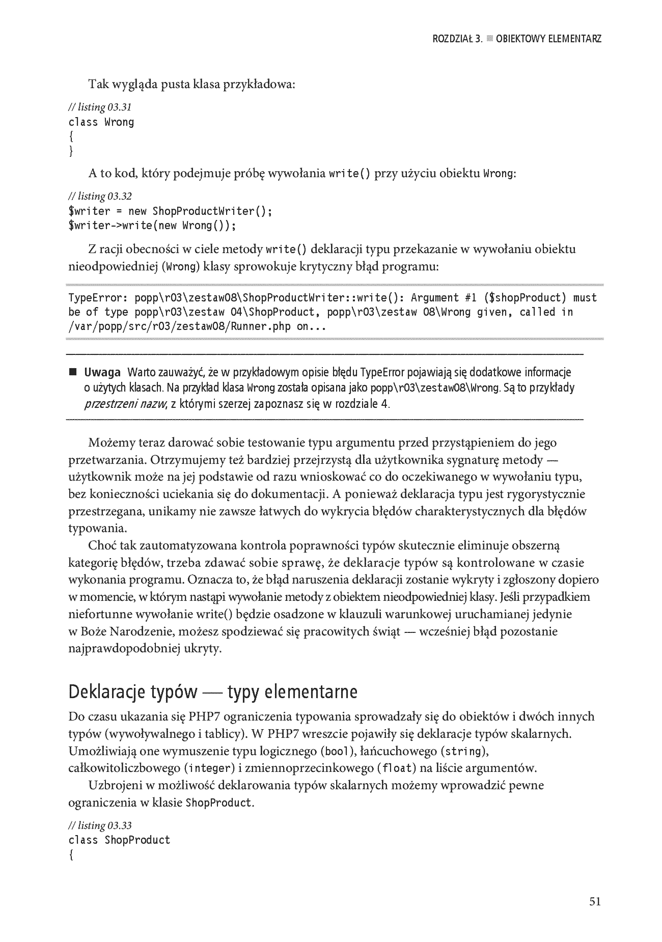 Fragment „PHP 8. Obiekty, wzorce, narzędzia. Poznaj obiektowe usprawnienia języka PHP, wzorce projektowe i niezbędne narzędzia programistyczne. Wydanie VI” — strona 29 z 30