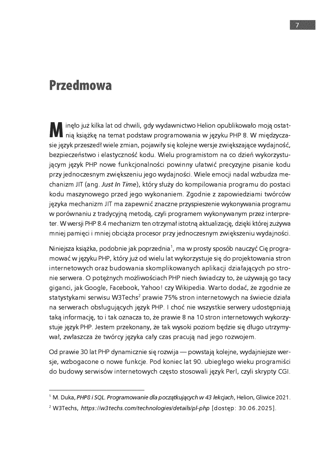 Fragment „PHP 8 i SQL. Wydanie 2. Programowanie dla początkujących w 50 lekcjach” — strona 5 z 20