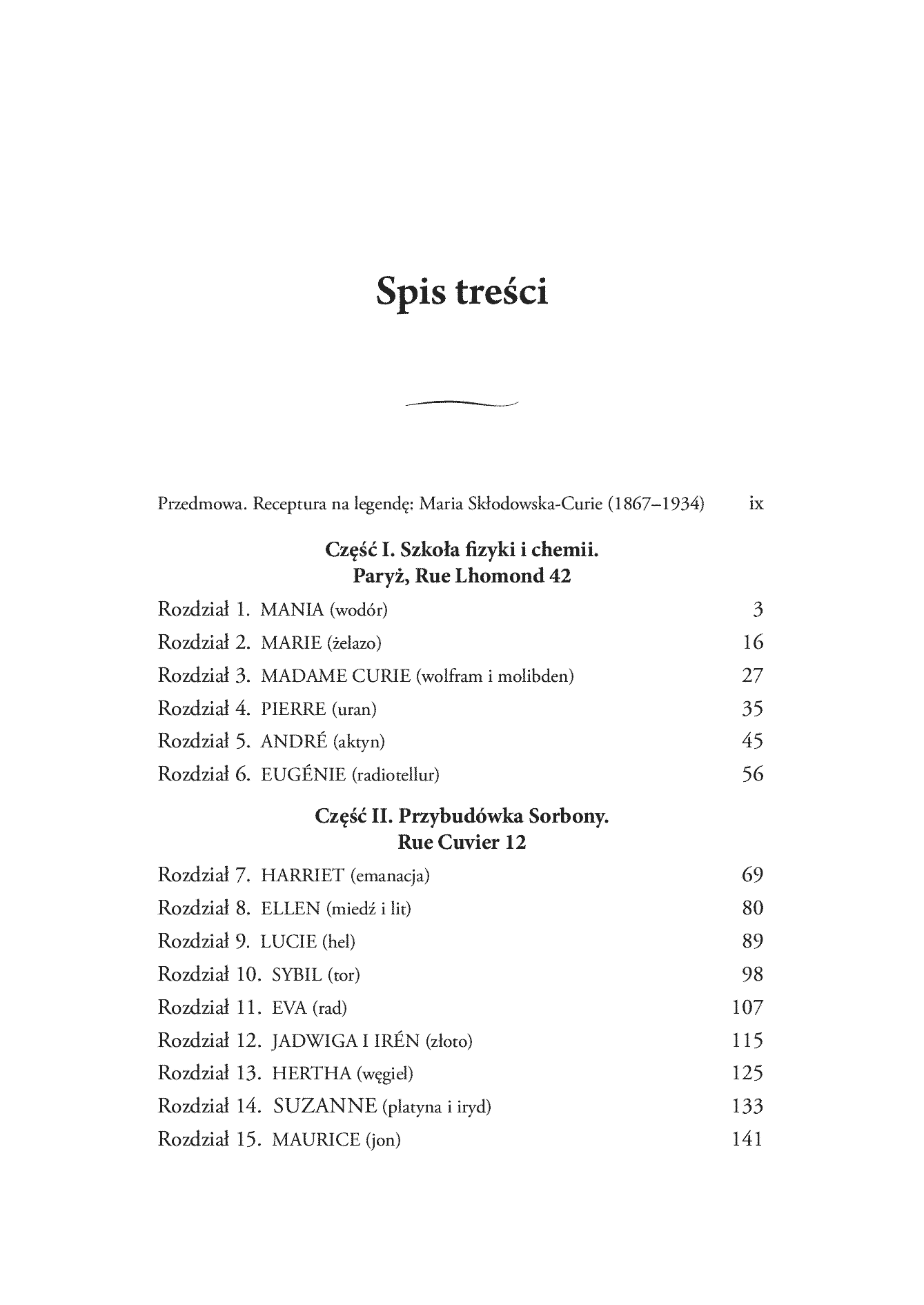 Fragment „Pierwiastki Marii Skłodowskiej-Curie. Jak blask radu oświetlił drogę kobietom w świecie nauki” — strona 3 z 30