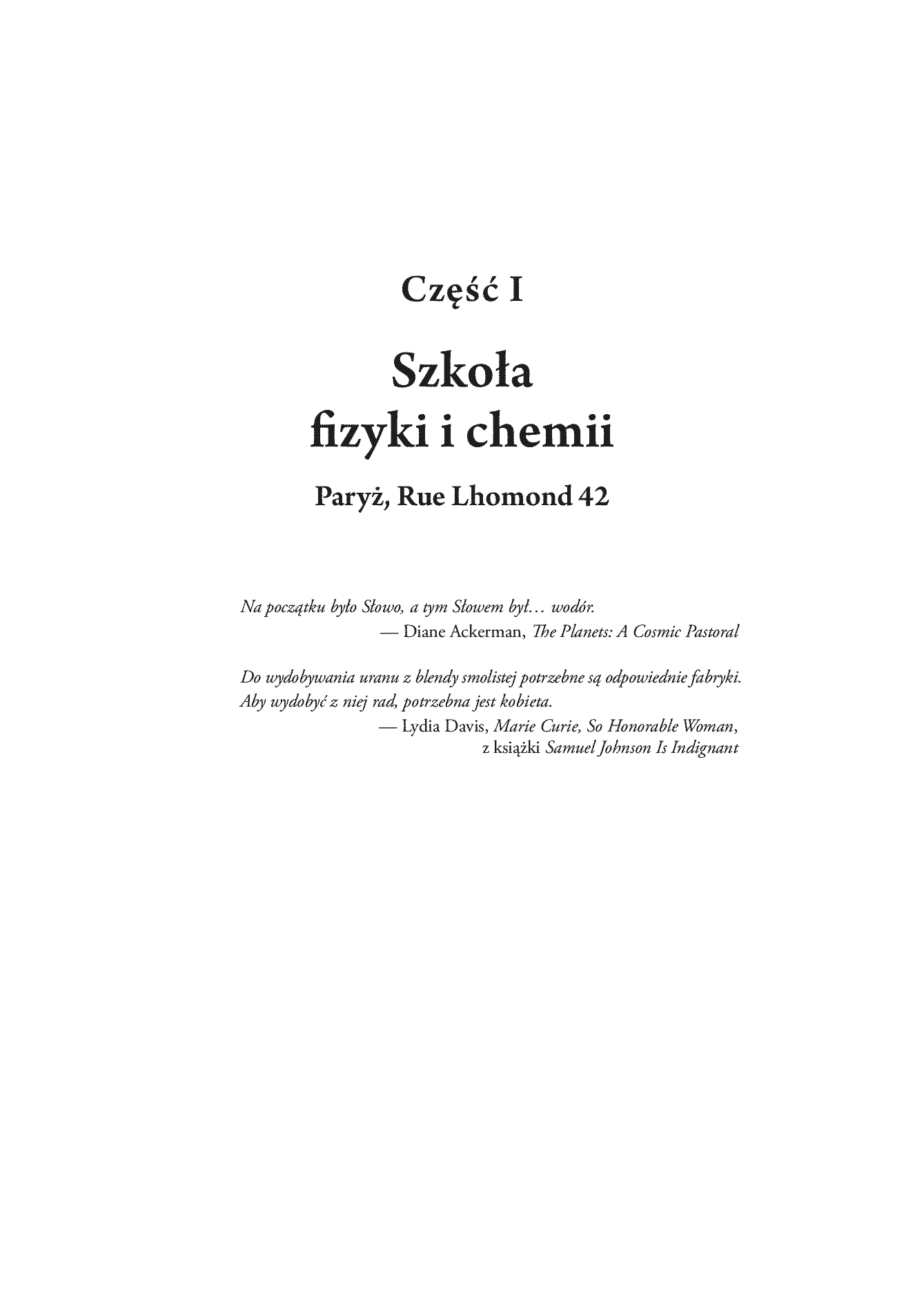 Fragment „Pierwiastki Marii Skłodowskiej-Curie. Jak blask radu oświetlił drogę kobietom w świecie nauki” — strona 9 z 30