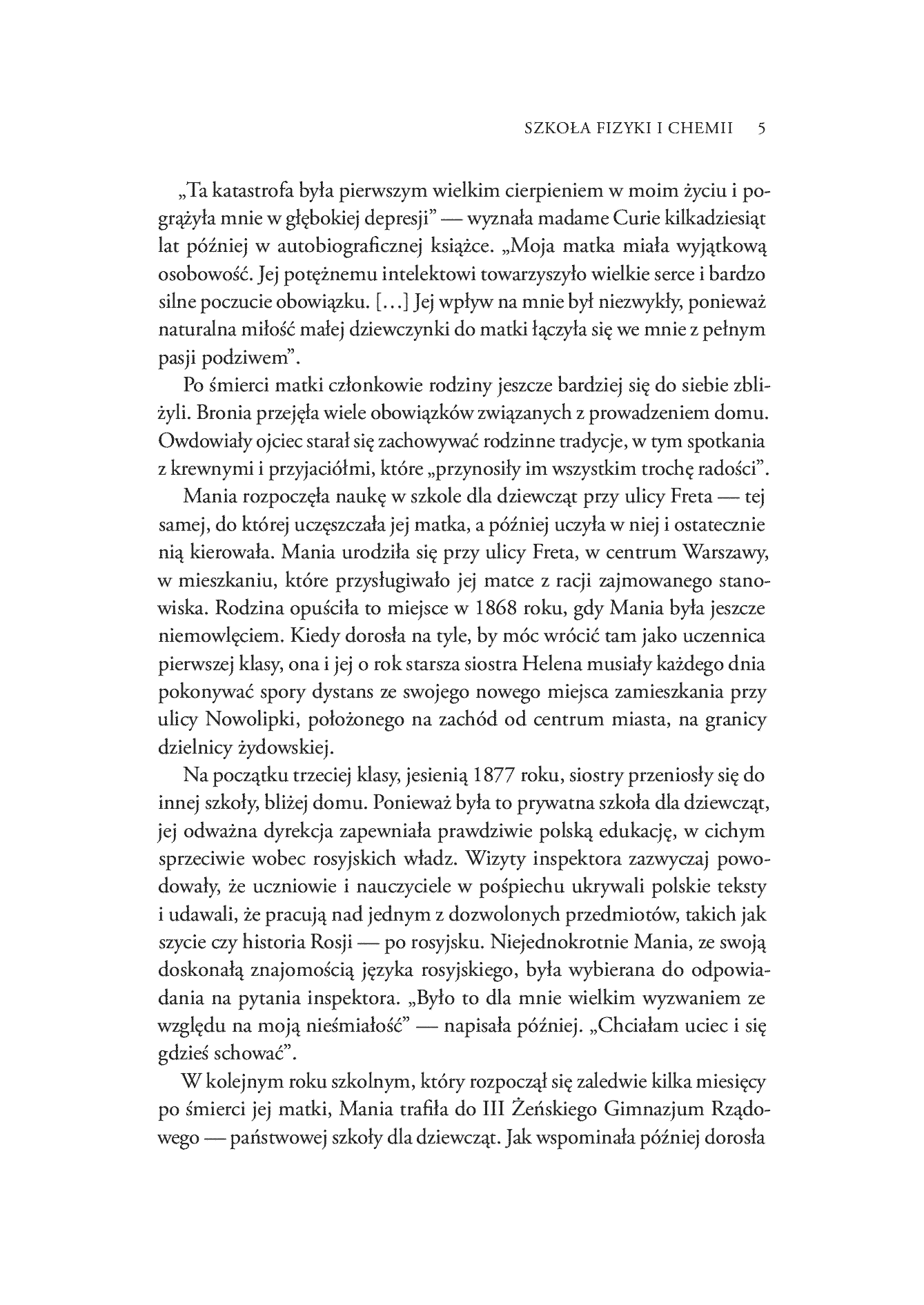 Fragment „Pierwiastki Marii Skłodowskiej-Curie. Jak blask radu oświetlił drogę kobietom w świecie nauki” — strona 13 z 30