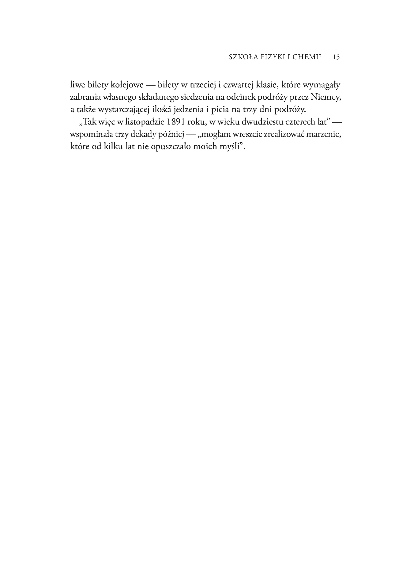 Fragment „Pierwiastki Marii Skłodowskiej-Curie. Jak blask radu oświetlił drogę kobietom w świecie nauki” — strona 23 z 30