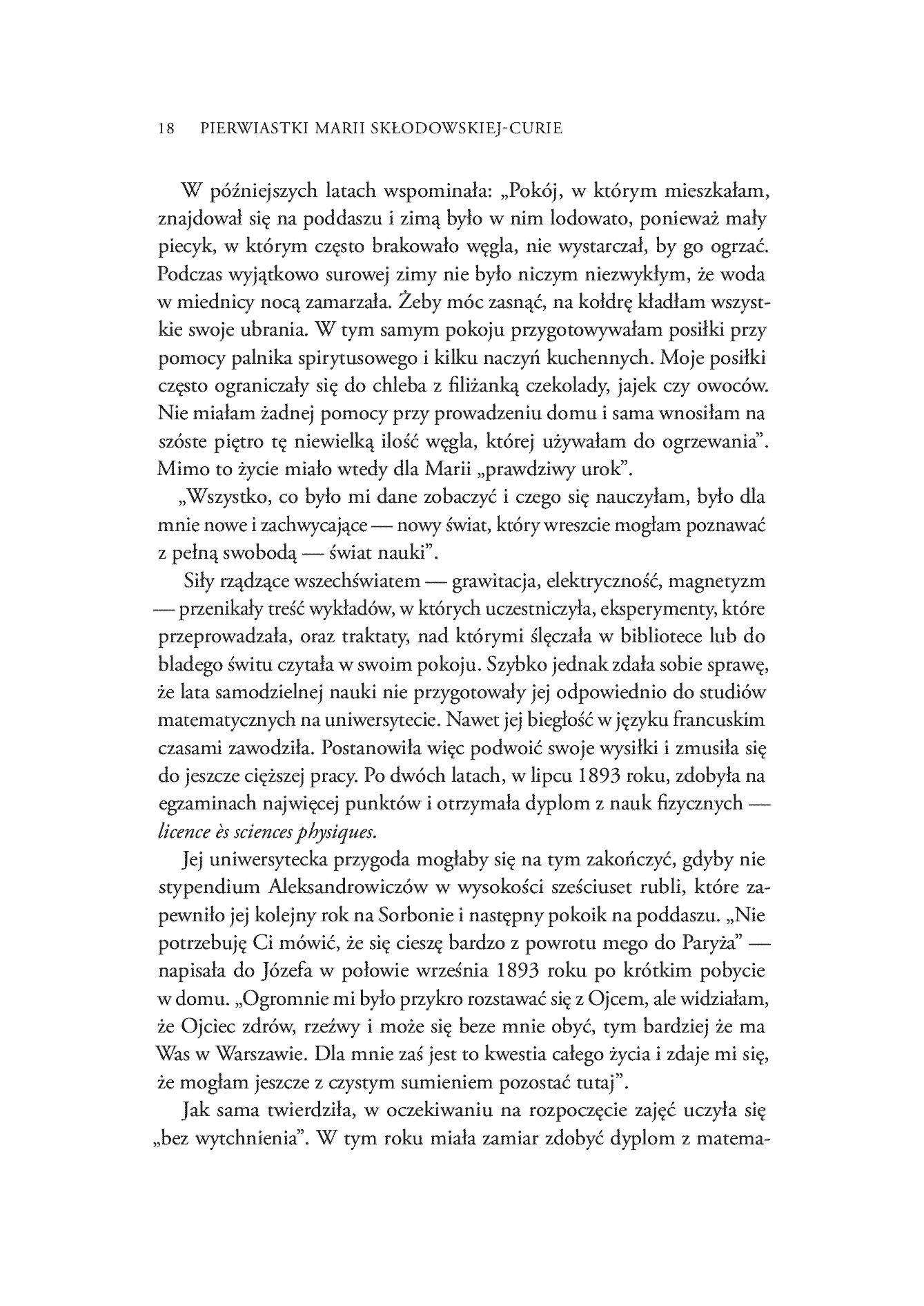 Fragment „Pierwiastki Marii Skłodowskiej-Curie. Jak blask radu oświetlił drogę kobietom w świecie nauki” — strona 26 z 30
