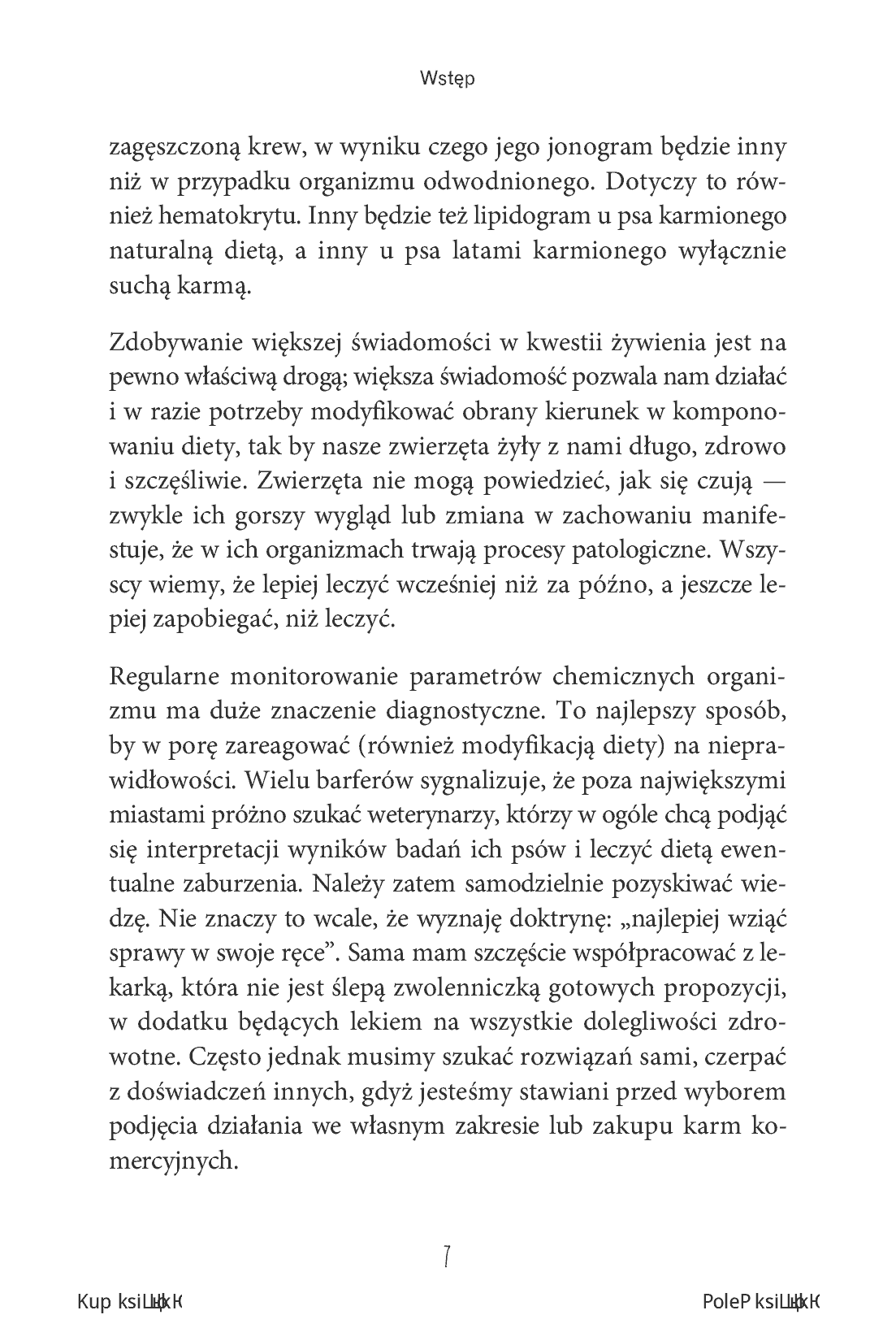 Fragment „Pies na diecie BARF. Komponowanie i modyfikowanie diety BARF na podstawie stanu zdrowia i wyników analitycznych psa” — strona 7 z 24