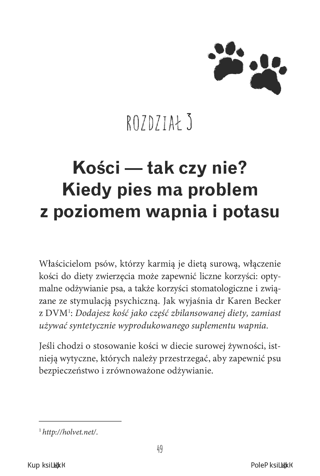 Fragment „Pies na diecie BARF. Komponowanie i modyfikowanie diety BARF na podstawie stanu zdrowia i wyników analitycznych psa” — strona 9 z 24