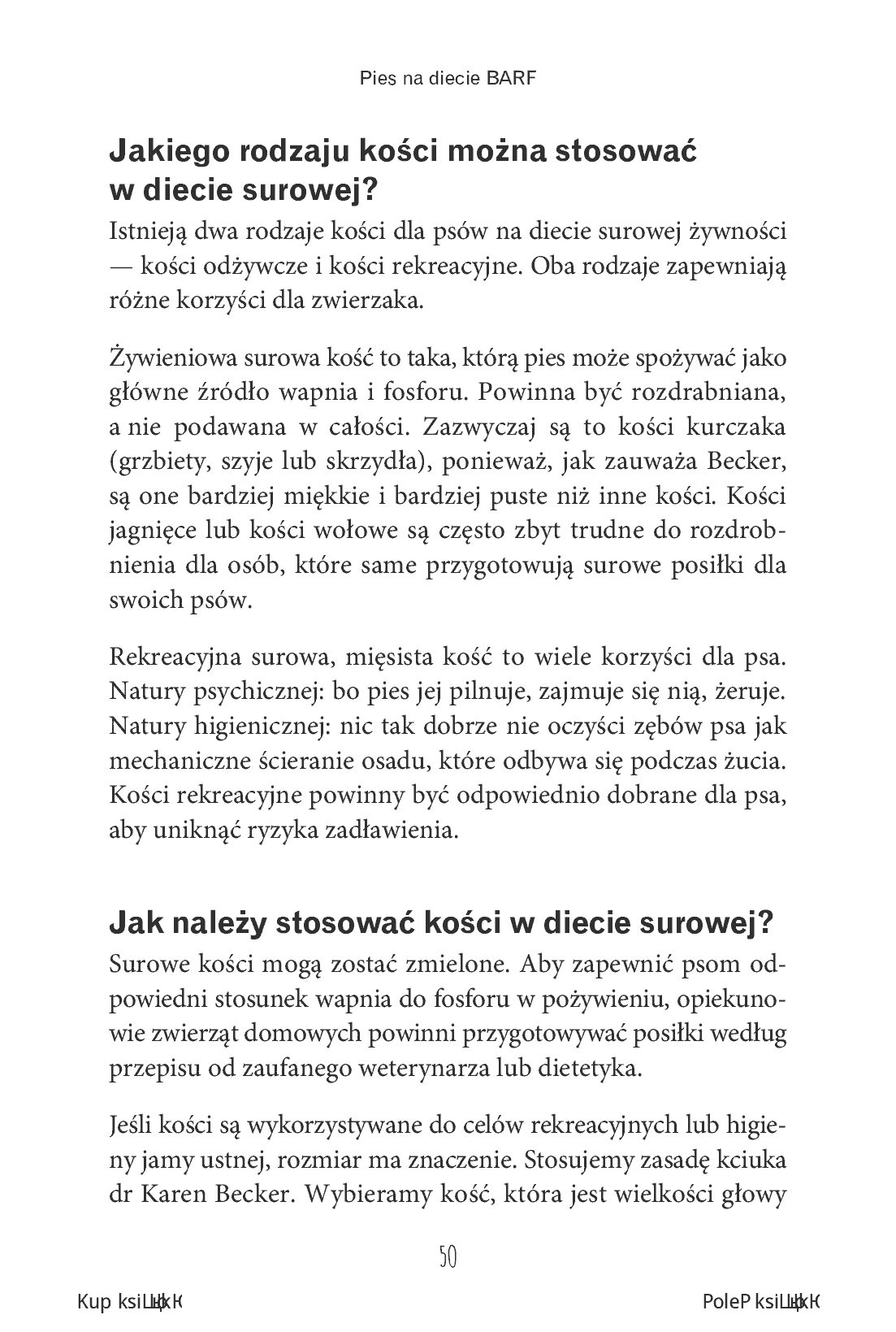 Fragment „Pies na diecie BARF. Komponowanie i modyfikowanie diety BARF na podstawie stanu zdrowia i wyników analitycznych psa” — strona 10 z 24