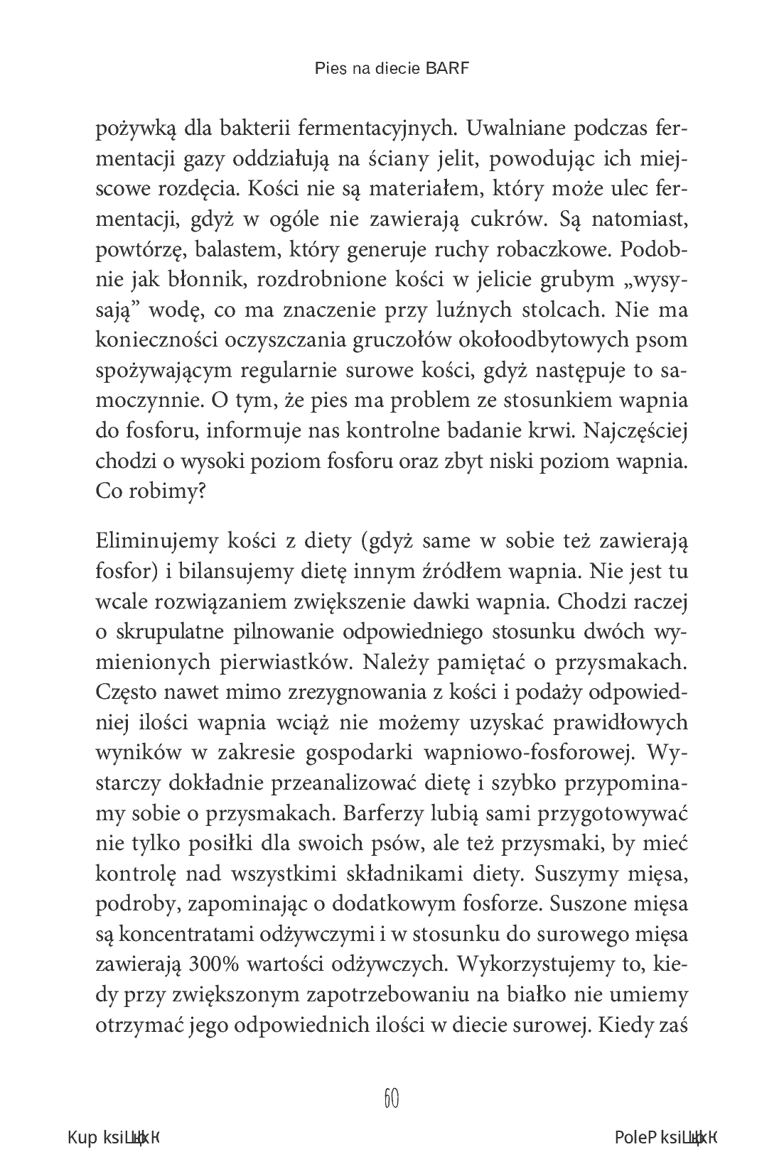 Fragment „Pies na diecie BARF. Komponowanie i modyfikowanie diety BARF na podstawie stanu zdrowia i wyników analitycznych psa” — strona 20 z 24
