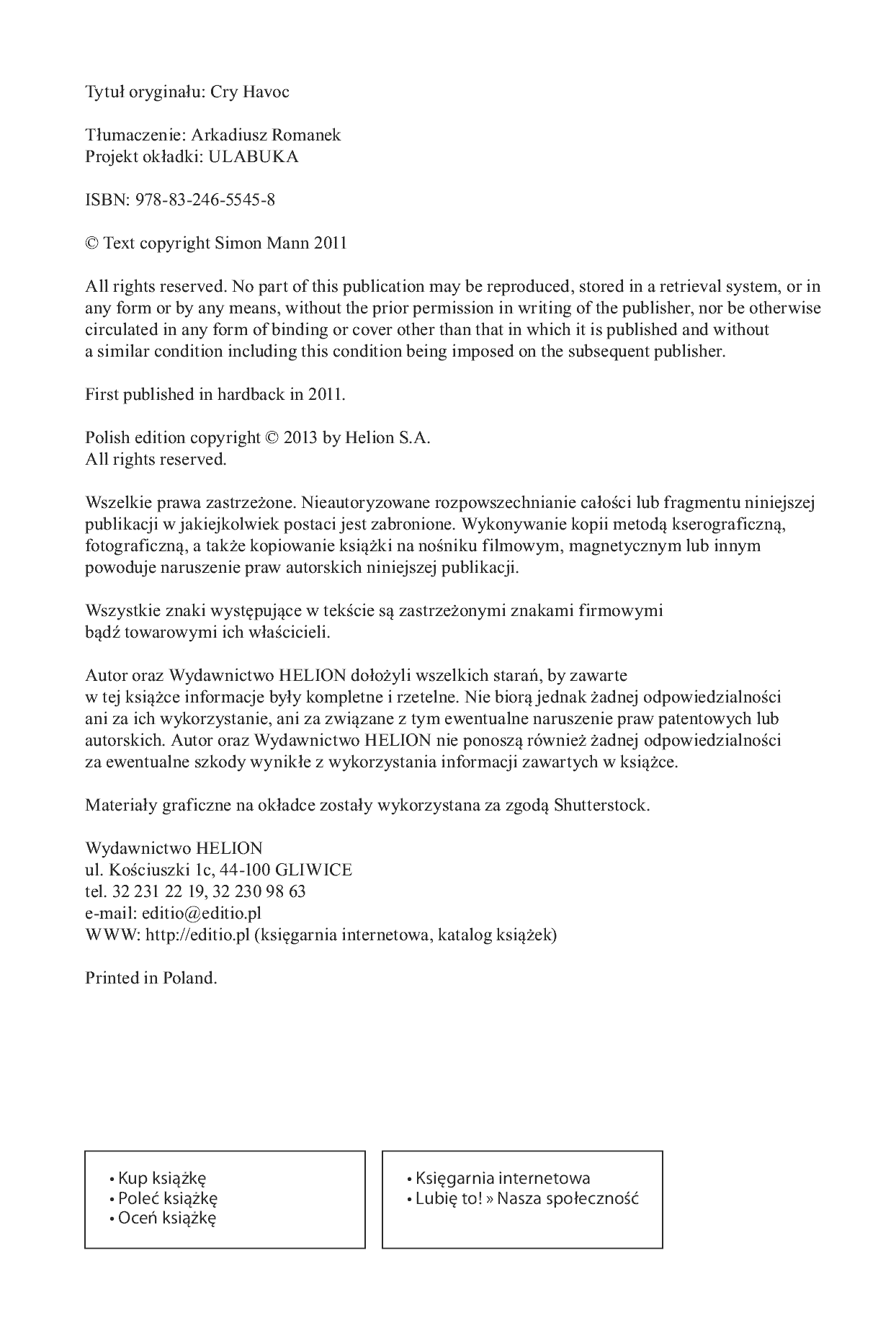Fragment „Pies wojny. Jak oficer SAS stał się pionkiem w afrykańskiej wojnie o ropę” — strona 2 z 30