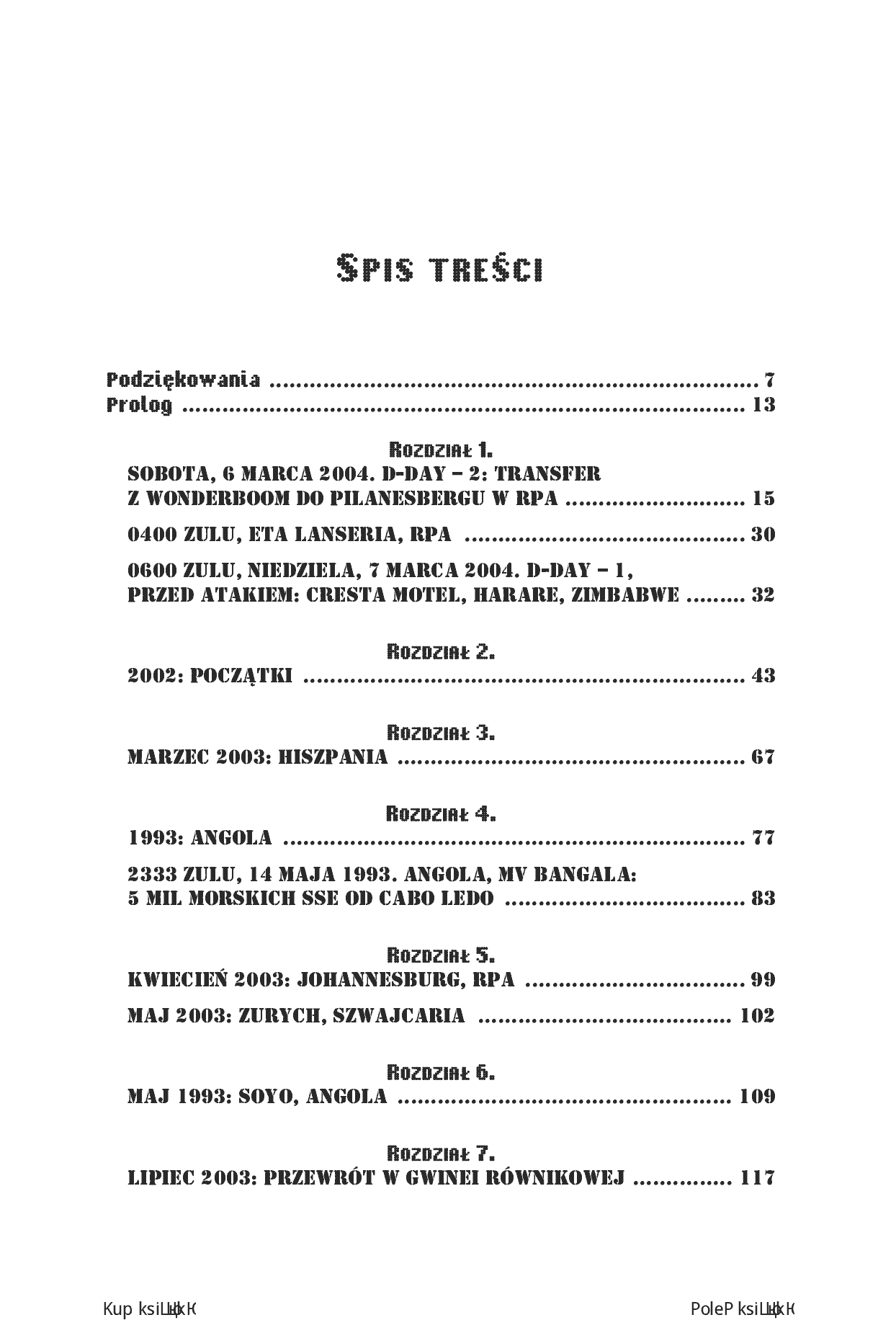 Fragment „Pies wojny. Jak oficer SAS stał się pionkiem w afrykańskiej wojnie o ropę” — strona 3 z 30