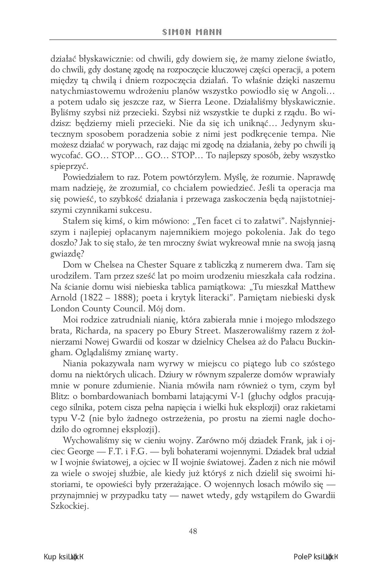 Fragment „Pies wojny. Jak oficer SAS stał się pionkiem w afrykańskiej wojnie o ropę” — strona 10 z 30