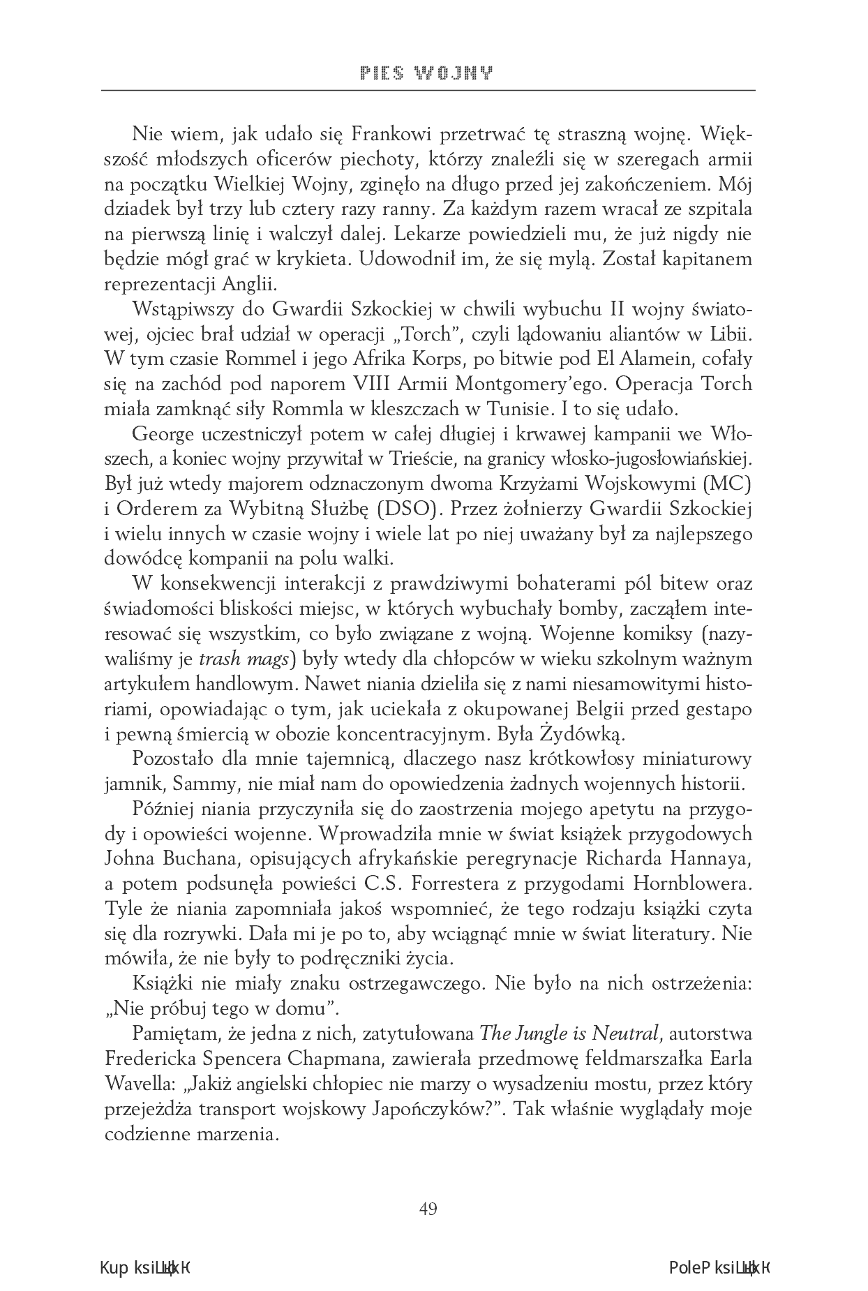 Fragment „Pies wojny. Jak oficer SAS stał się pionkiem w afrykańskiej wojnie o ropę” — strona 11 z 30