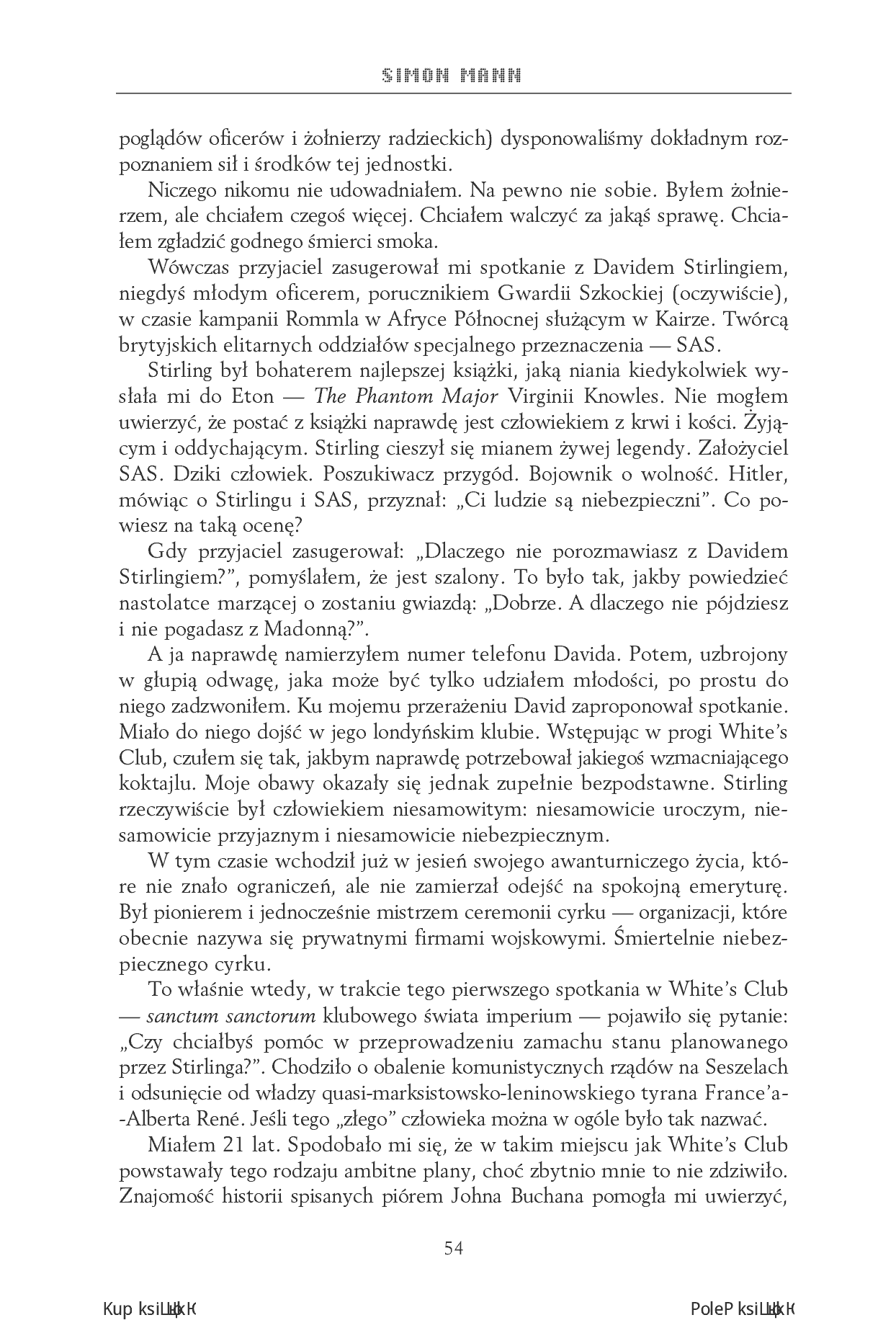 Fragment „Pies wojny. Jak oficer SAS stał się pionkiem w afrykańskiej wojnie o ropę” — strona 16 z 30