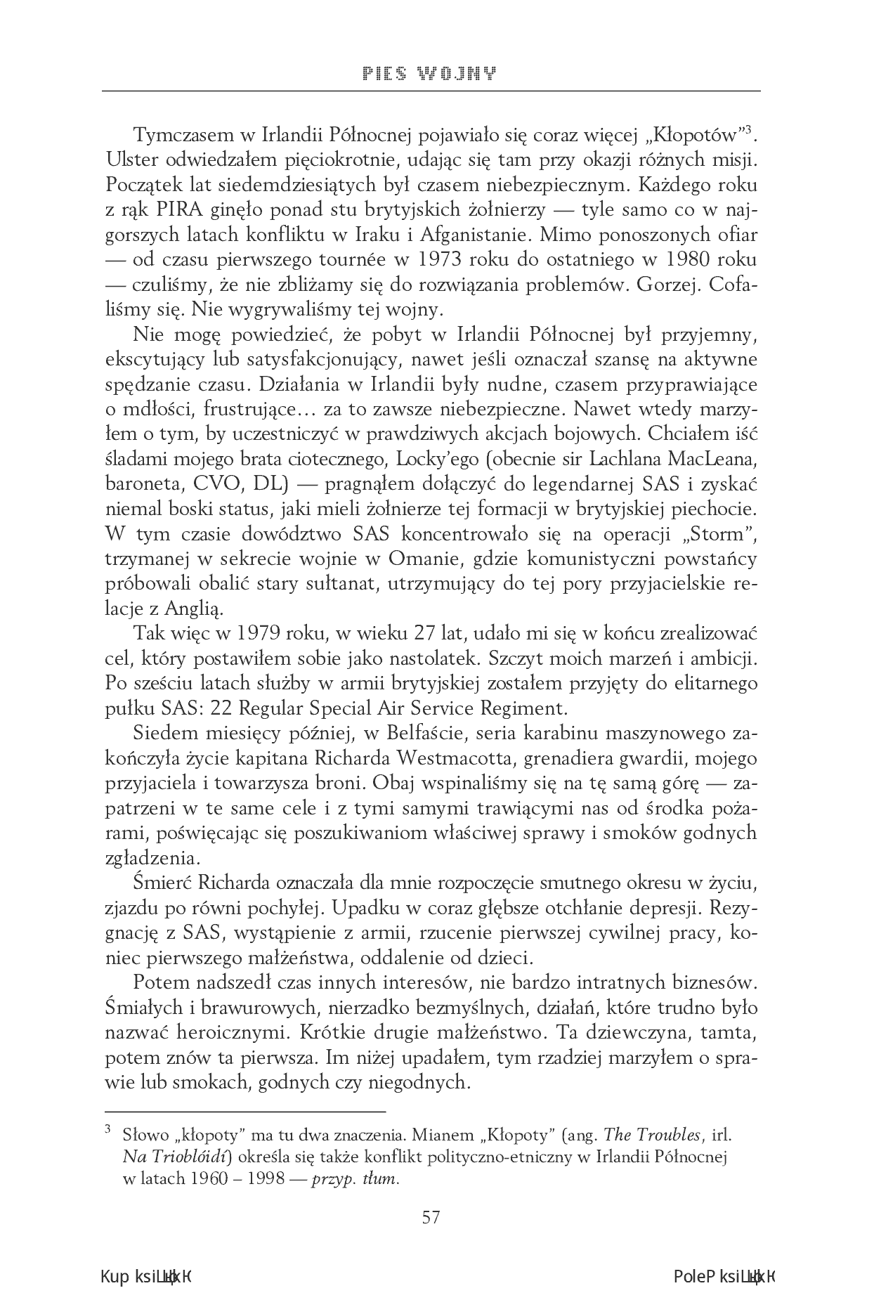 Fragment „Pies wojny. Jak oficer SAS stał się pionkiem w afrykańskiej wojnie o ropę” — strona 19 z 30