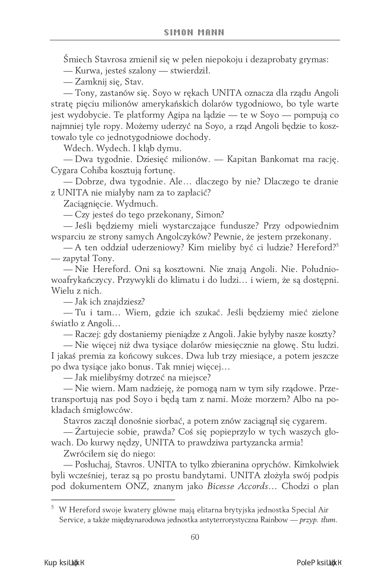 Fragment „Pies wojny. Jak oficer SAS stał się pionkiem w afrykańskiej wojnie o ropę” — strona 22 z 30