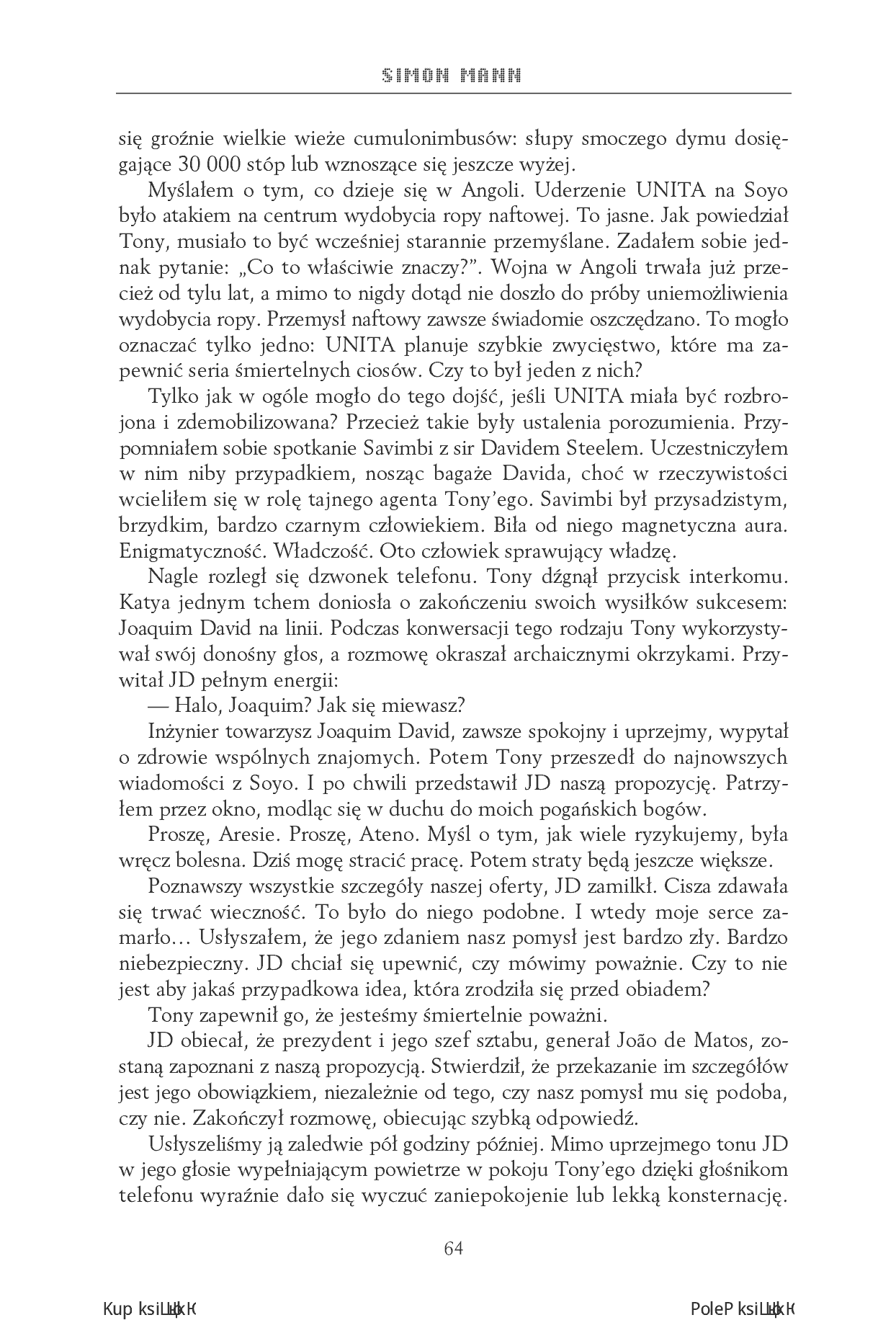 Fragment „Pies wojny. Jak oficer SAS stał się pionkiem w afrykańskiej wojnie o ropę” — strona 26 z 30