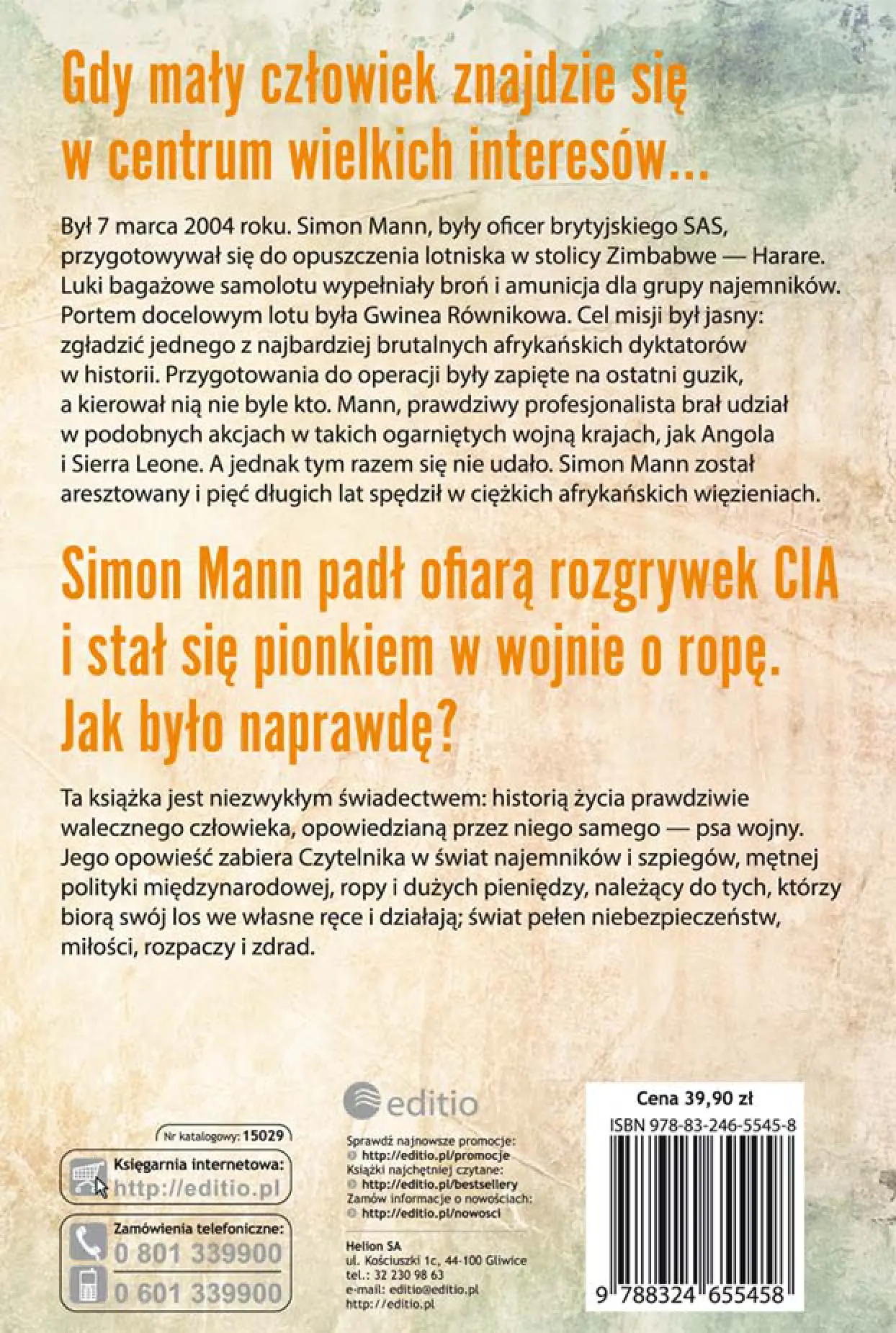 Fragment „Pies wojny. Jak oficer SAS stał się pionkiem w afrykańskiej wojnie o ropę” — strona 30 z 30