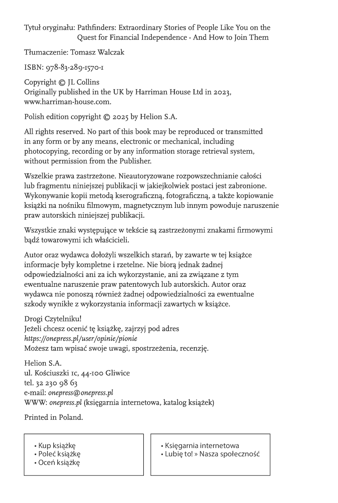 Fragment „Pionierzy na drodze do niezależności finansowej. Niezwykłe historie ludzi dążących do wolności ekonomicznej. Dowiedz się, jak do nich dołączyć” — strona 2 z 12