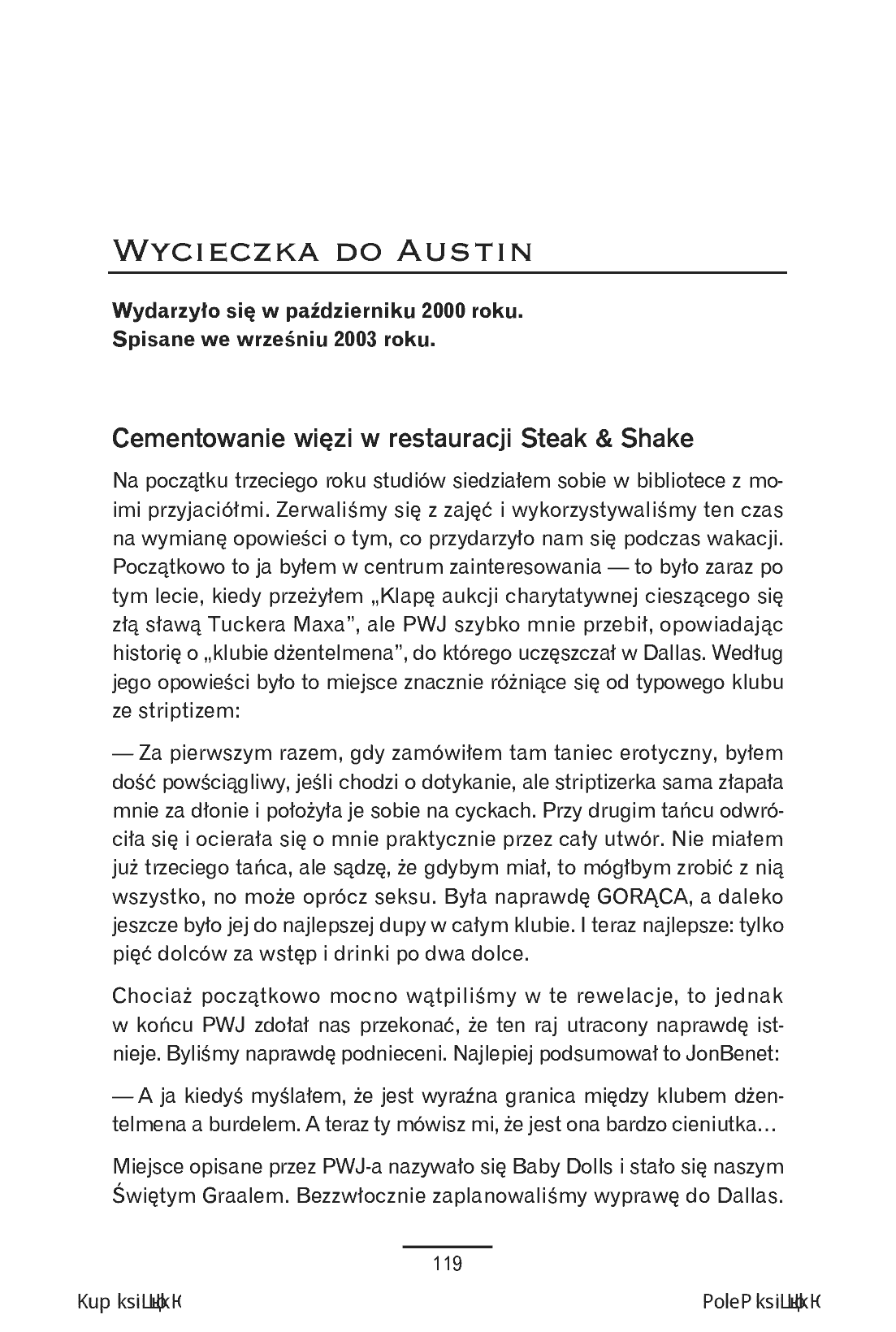 Fragment „Oby w piekle podawali piwo” — strona 5 z 30