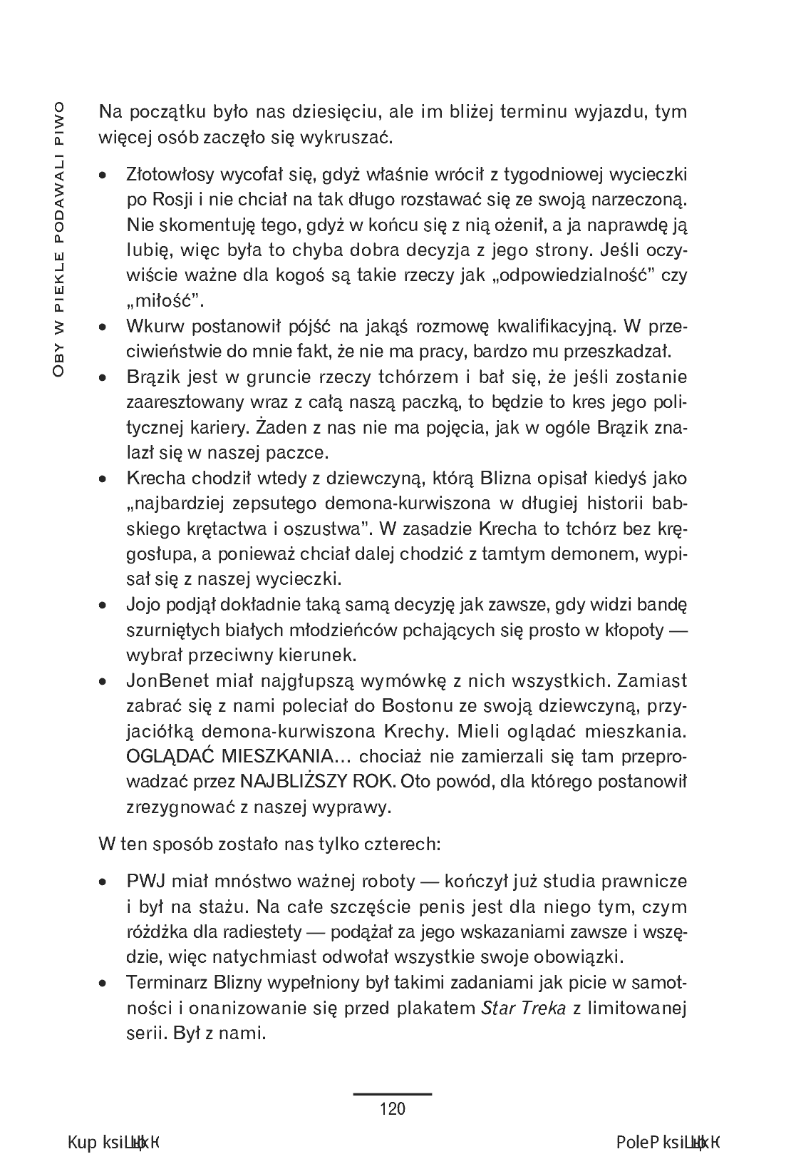 Fragment „Oby w piekle podawali piwo” — strona 6 z 30