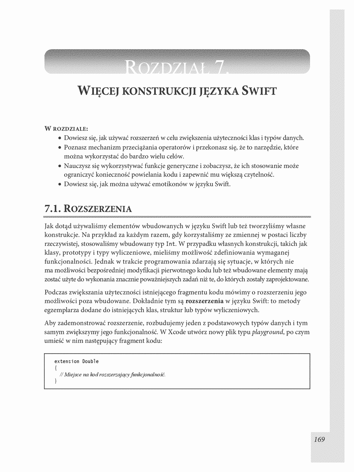 Fragment „Podstawy języka Swift. Programowanie aplikacji dla platformy iOS” — strona 5 z 26