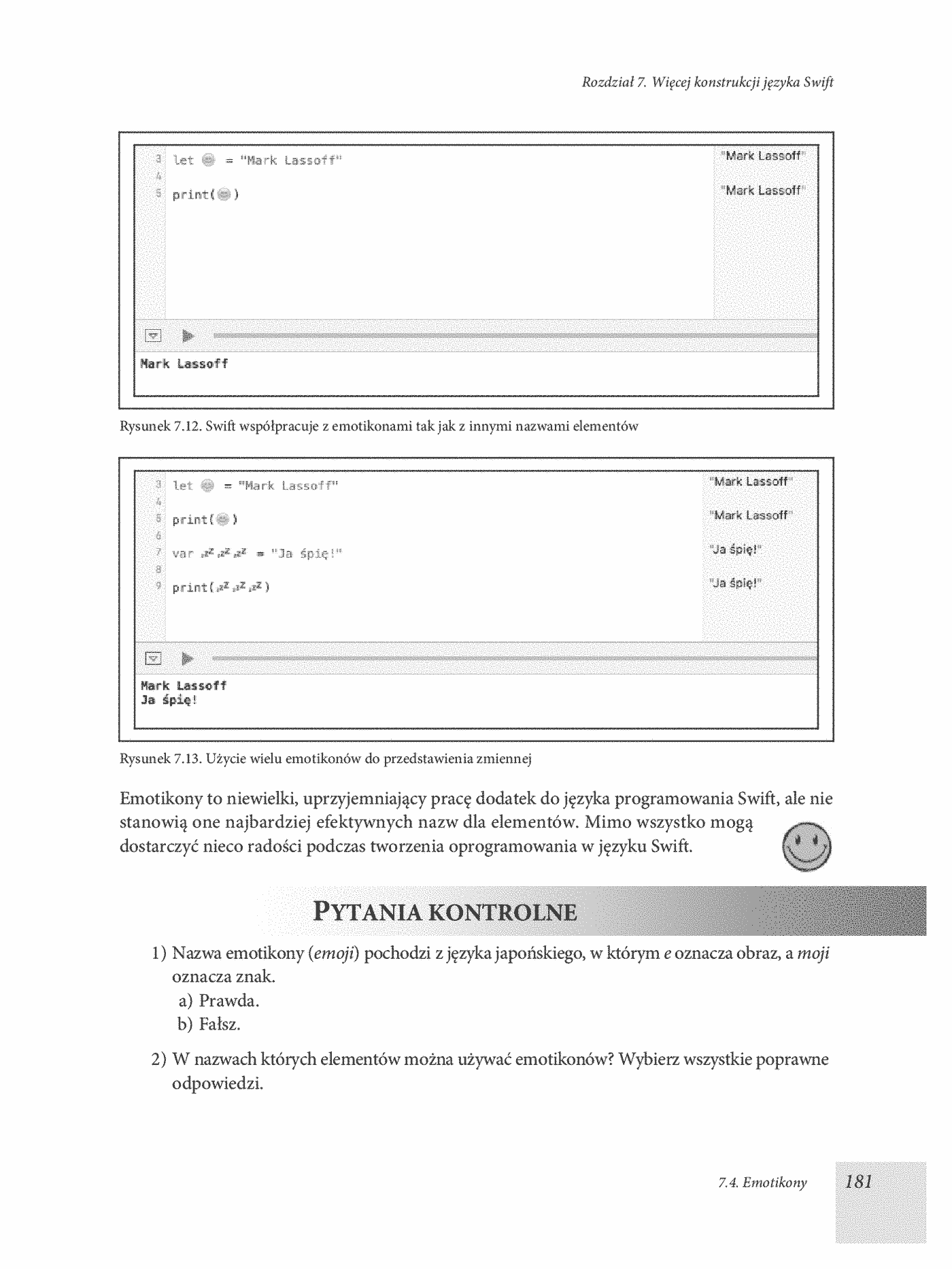 Fragment „Podstawy języka Swift. Programowanie aplikacji dla platformy iOS” — strona 17 z 26