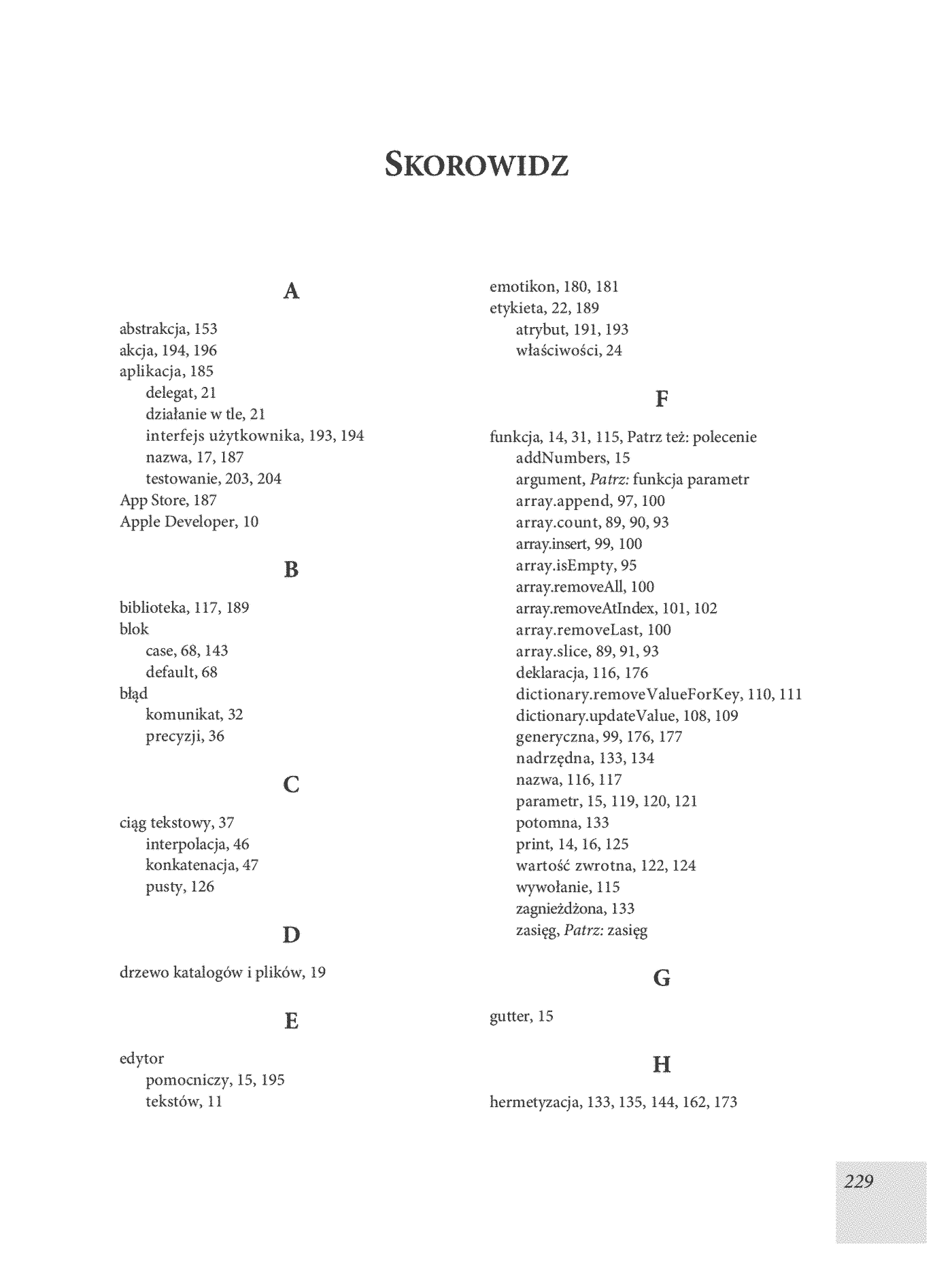 Fragment „Podstawy języka Swift. Programowanie aplikacji dla platformy iOS” — strona 21 z 26