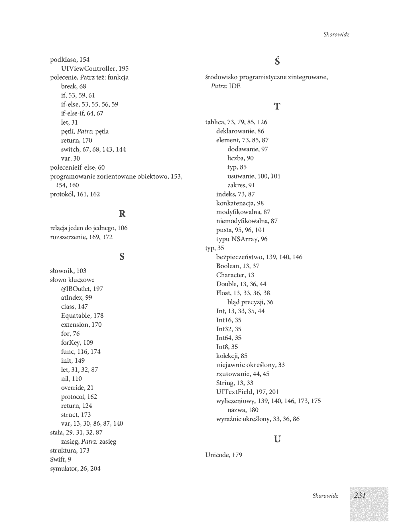 Fragment „Podstawy języka Swift. Programowanie aplikacji dla platformy iOS” — strona 23 z 26