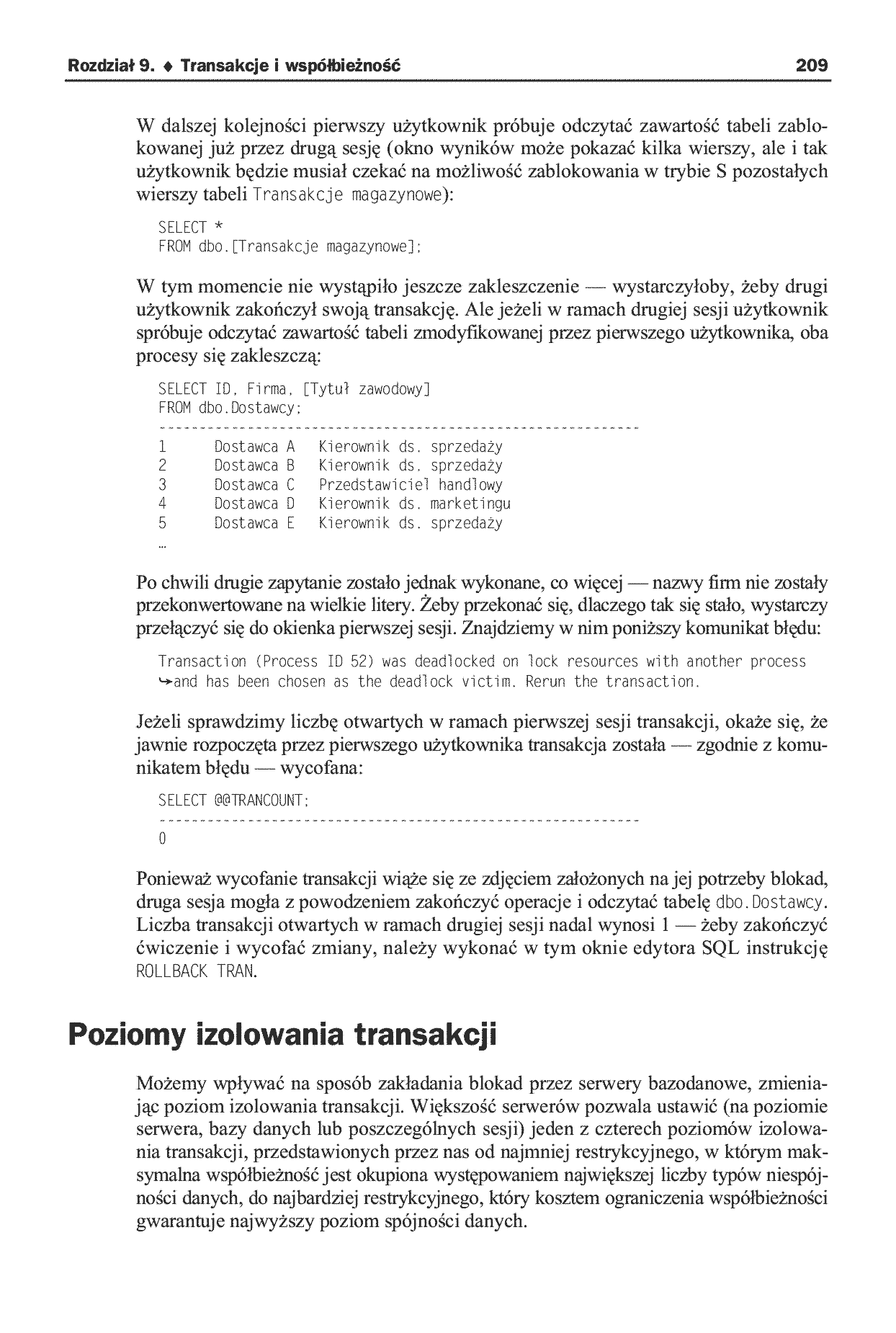 Fragment „Praktyczny kurs SQL. Wydanie II” — strona 19 z 30