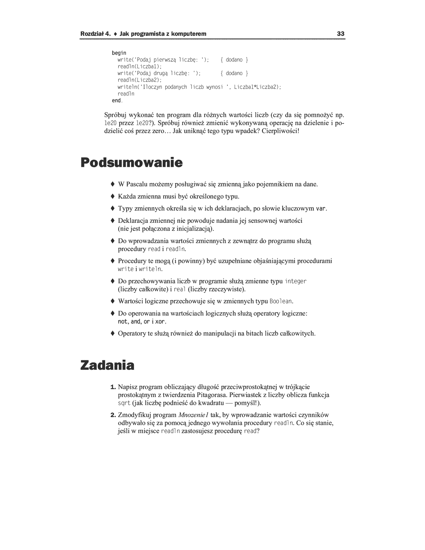 Fragment „Praktyczny kurs Turbo Pascala. Wydanie IV” — strona 8 z 11