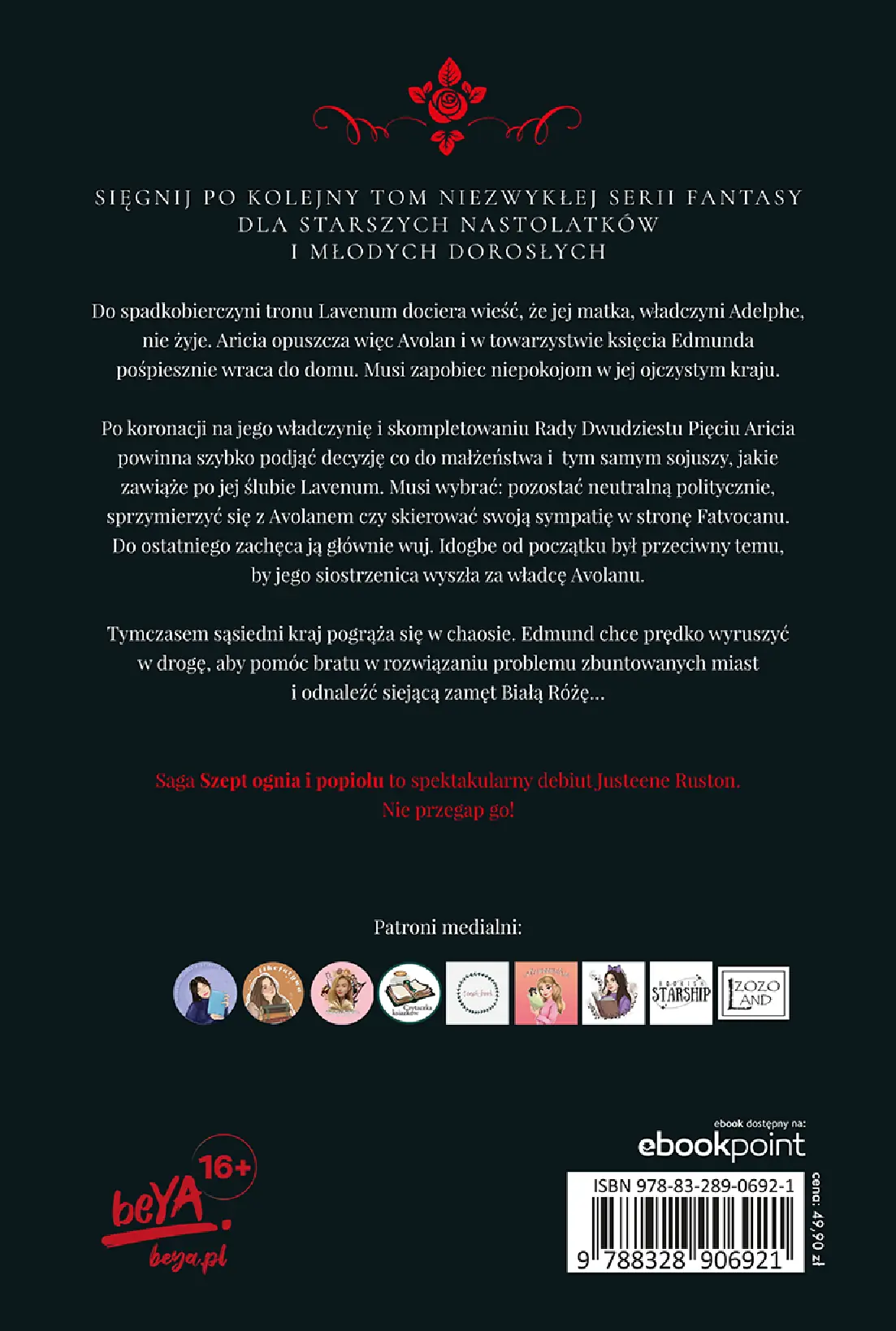 Fragment „Płonąca róża. Seria "Szept ognia i popiołu"” — strona 22 z 22